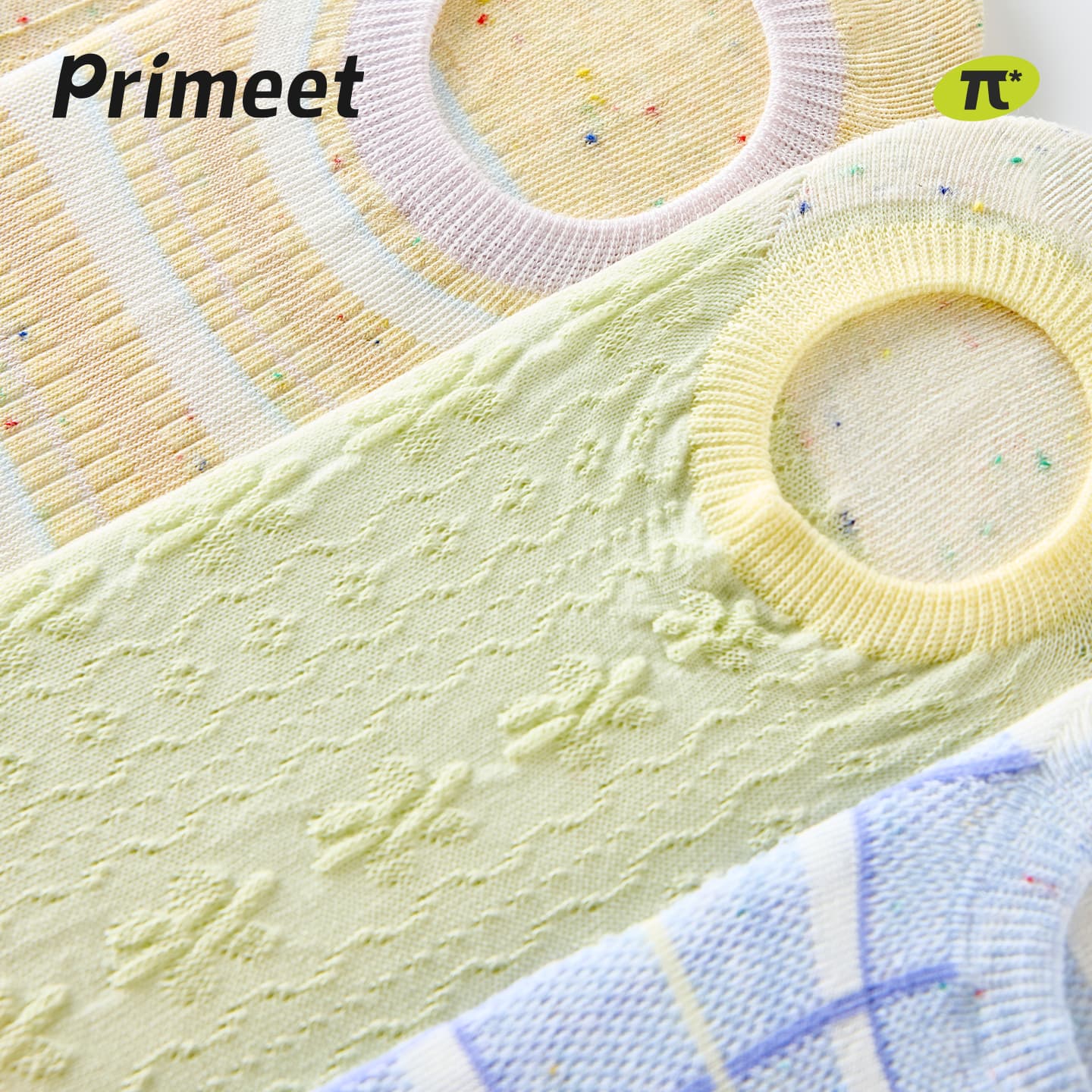 PRIMEET Light Rhyme Цветочный 5 пар Женские Низкие носки - изображение 2