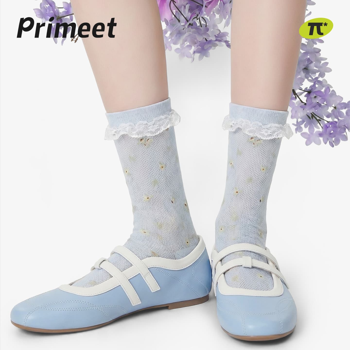 Носки PRIMEET Высокие носки Женские 4 шт - изображение 3