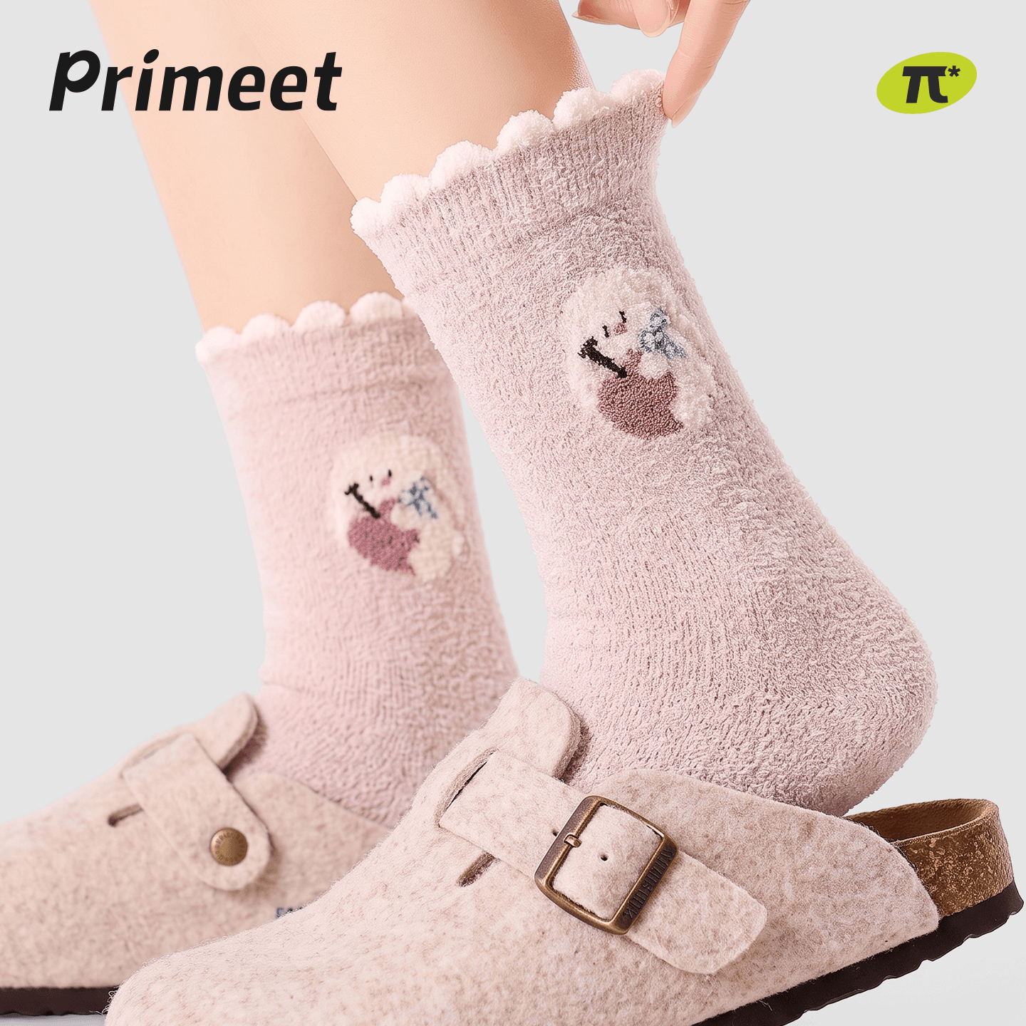 Носки PRIMEET Высокие носки Женские 4 шт - изображение 3