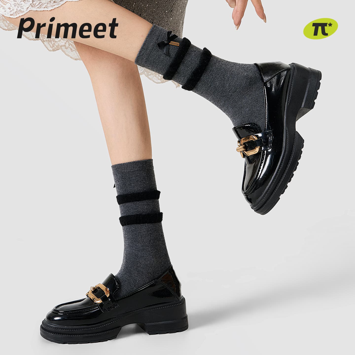 Носки PRIMEET Высокие носки Женские 4 шт - изображение 2
