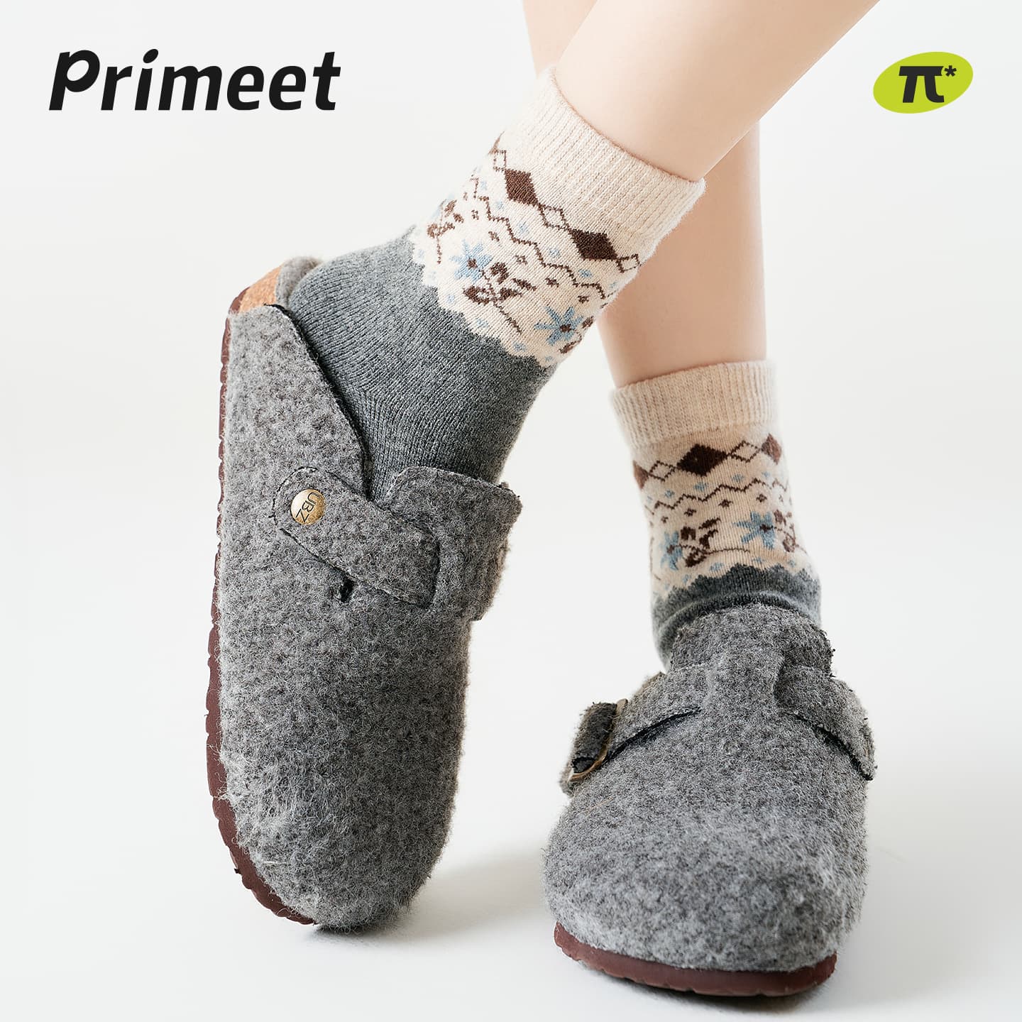 Носки PRIMEET Носки Crew Женские упаковка из 4 пар - изображение 6