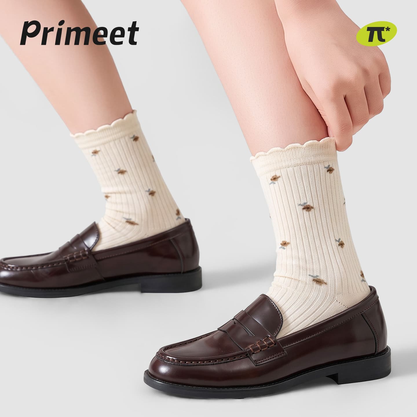 Носки PRIMEET Винтажная модель Цветочный 5 пар Женские Высокие носки - изображение 3
