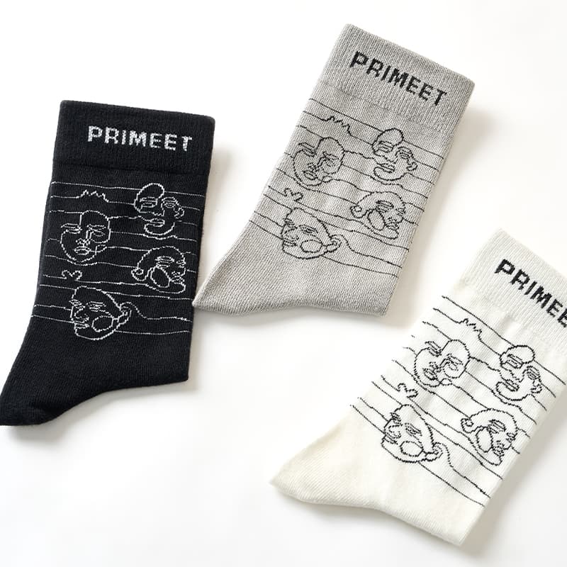 Носки PRIMEET Носки Crew Женские 3 пачки модные носки - изображение 9
