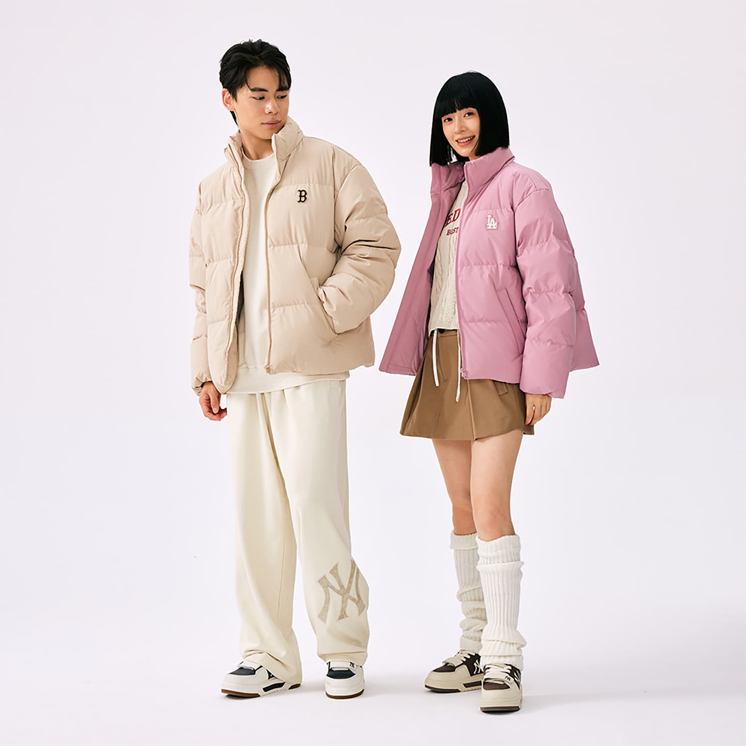 Зимняя куртка MLB Boston Red Sox Basic Collection FW25 Пуховик Унисекс - изображение 7