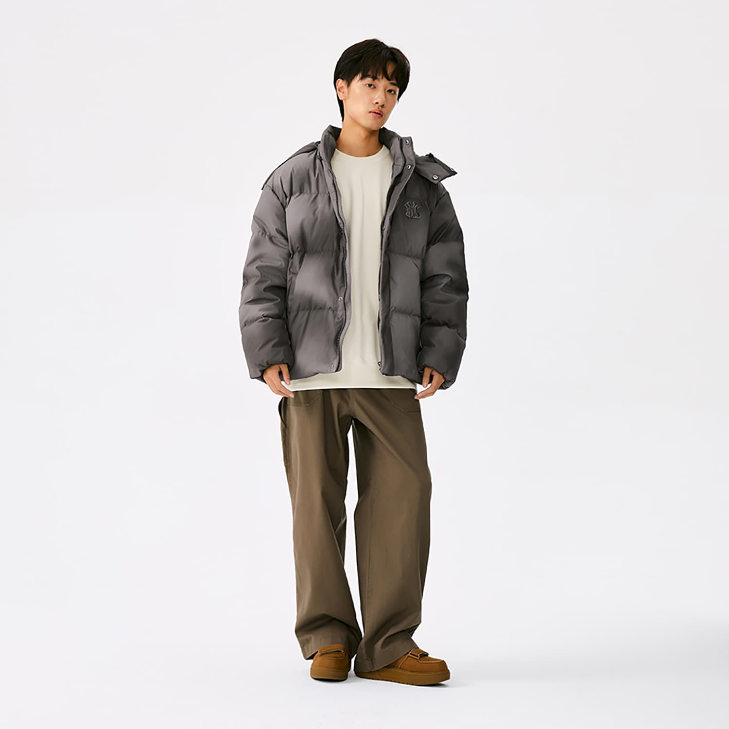 Зимняя куртка MLB New York Yankees Basic Collection FW25 Пуховик Унисекс - изображение 6