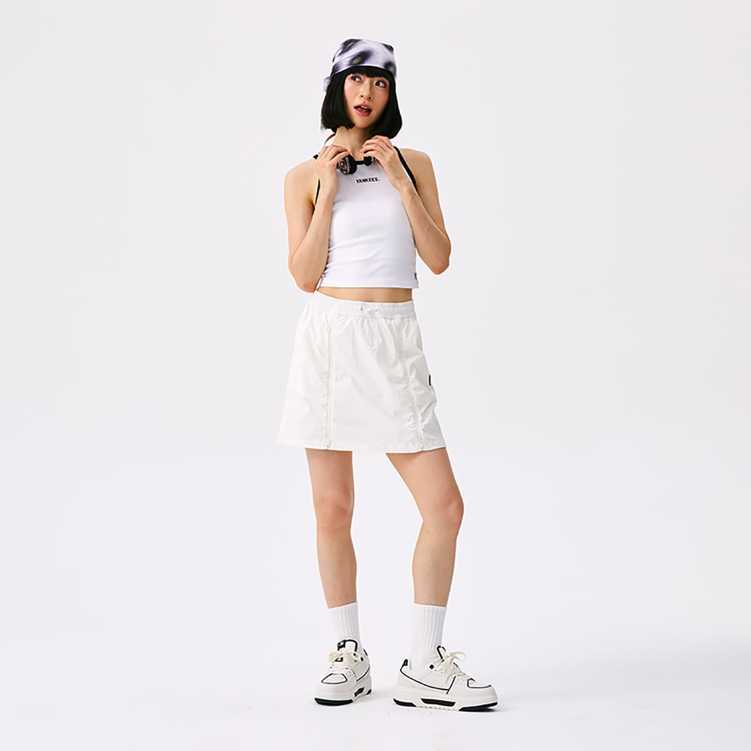 Майка MLB Preppy Style Collection New York Yankees SS25 Майка Женская Белая - изображение 7