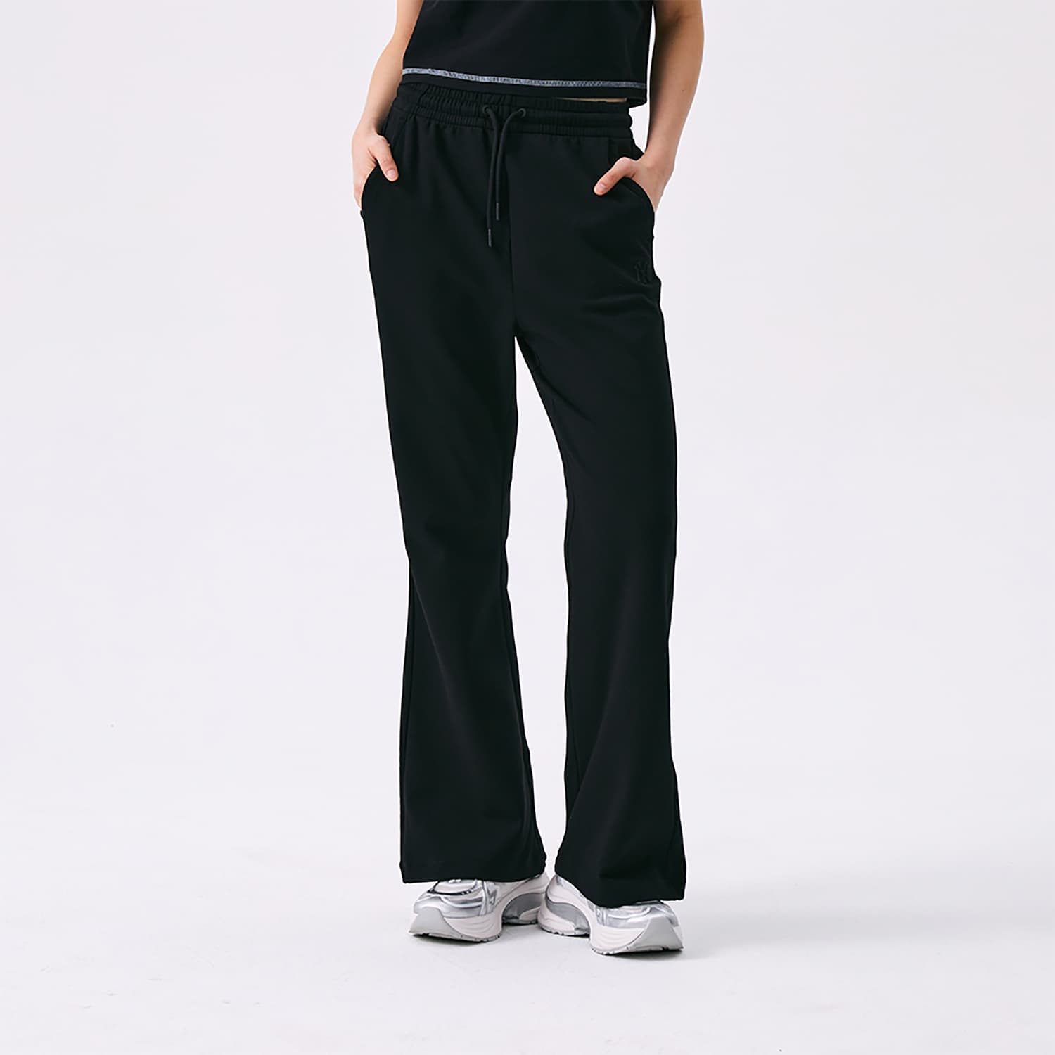 Штаны mlb New York Yankees Basic Collection SS25 Повседневные брюки Женские Черный - изображение 3