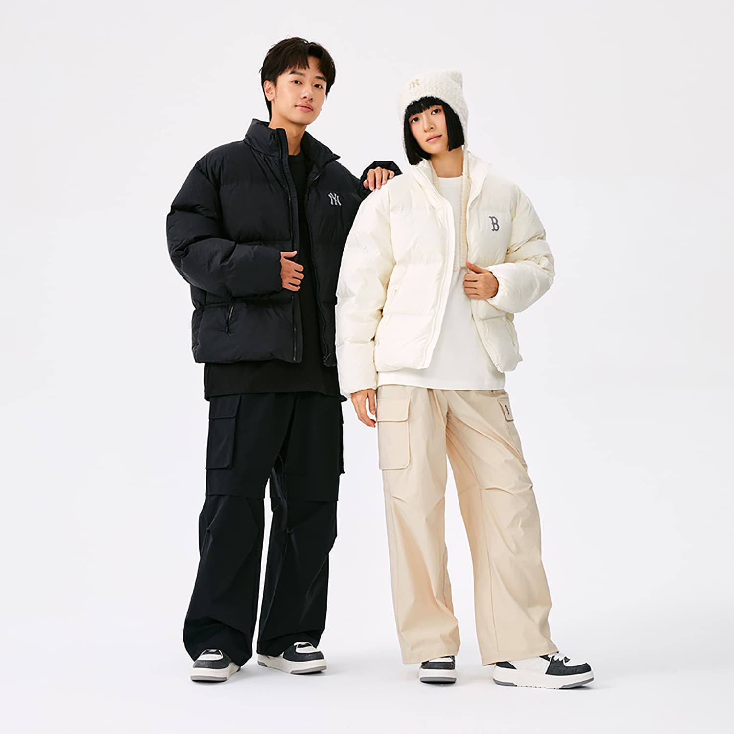 Зимняя куртка MLB Boston Red Sox Basic Collection FW25 Пуховик Унисекс - изображение 7