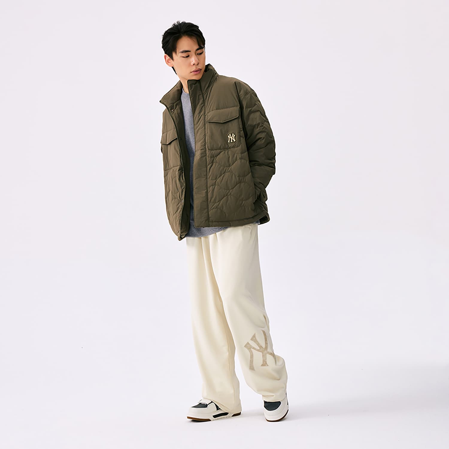 Зимняя куртка MLB New York Yankees Basic Collection FW25 Пуховик Унисекс - изображение 6