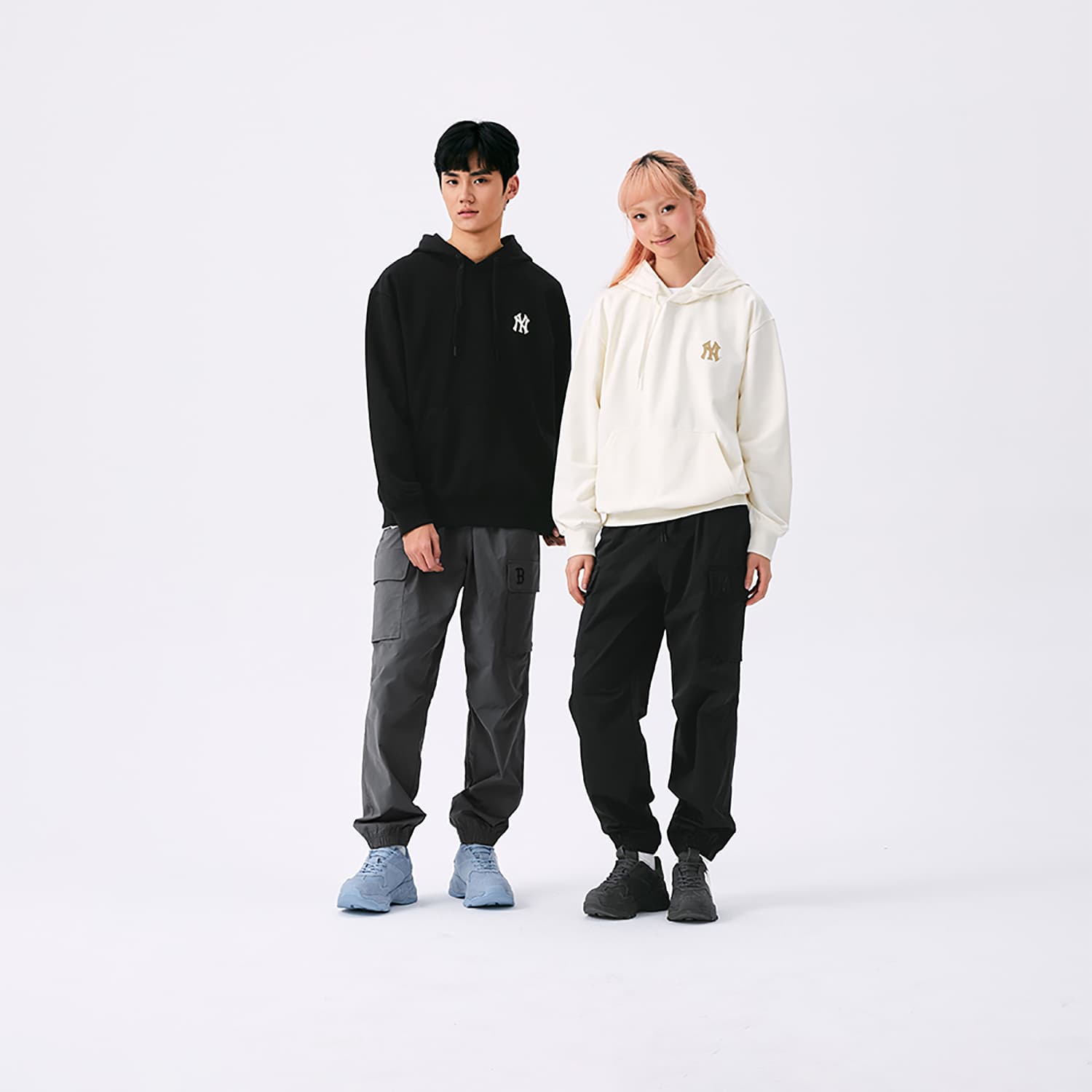 Штаны MLB New York Yankees Basic Collection SS25 Повседневные штаны Унисекс Черные - изображение 5