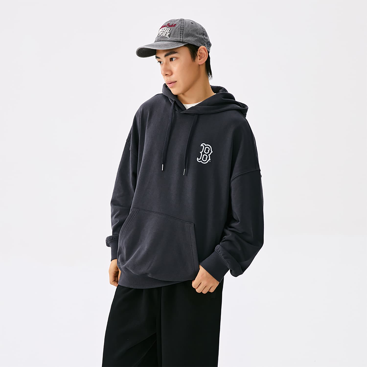 Худи MLB Boston Red Sox FW25 Толстовка Унисекс Стандартный размер - изображение 4