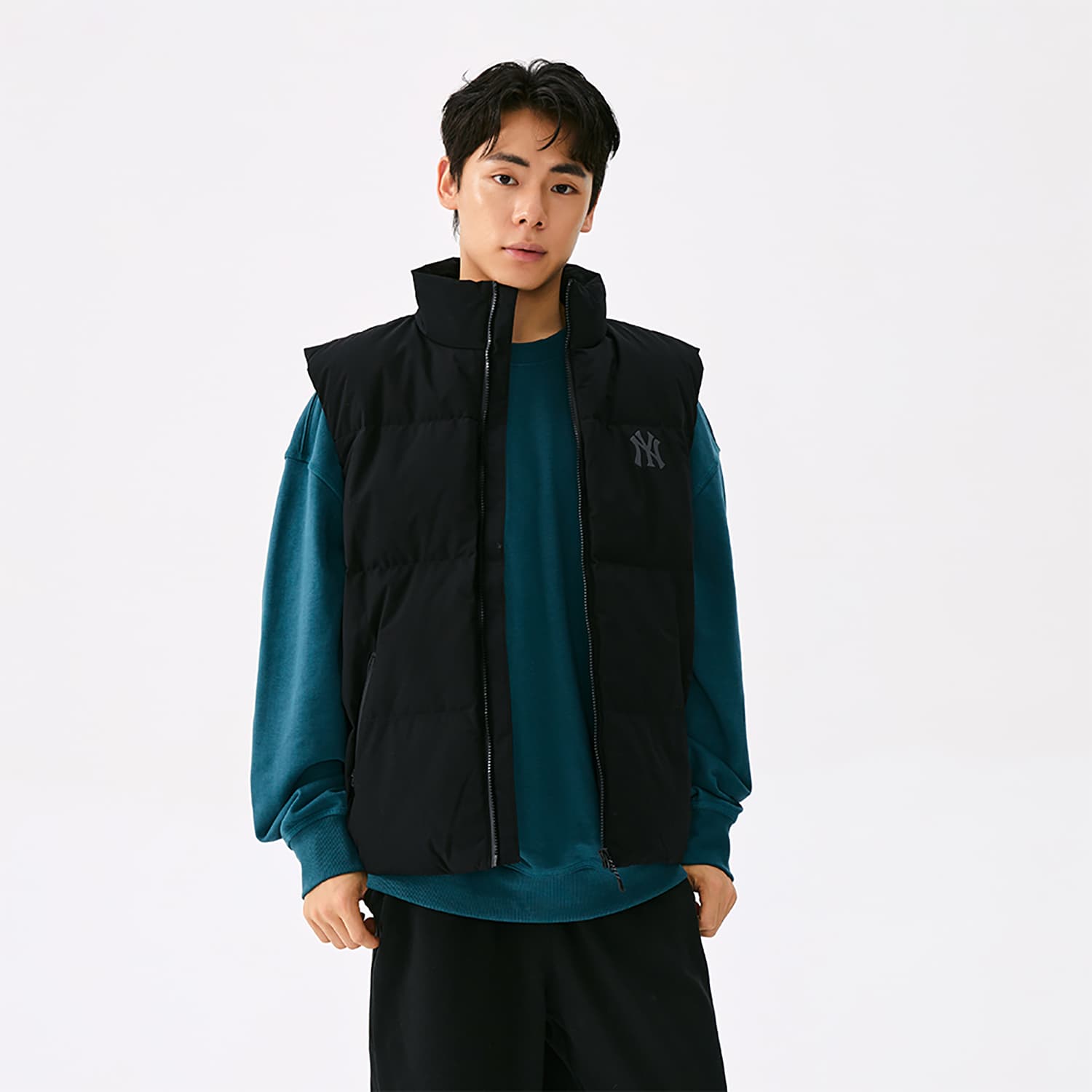 Куртка MLB New York Yankees Basic Collection Пуховый жилет Унисекс - изображение 3