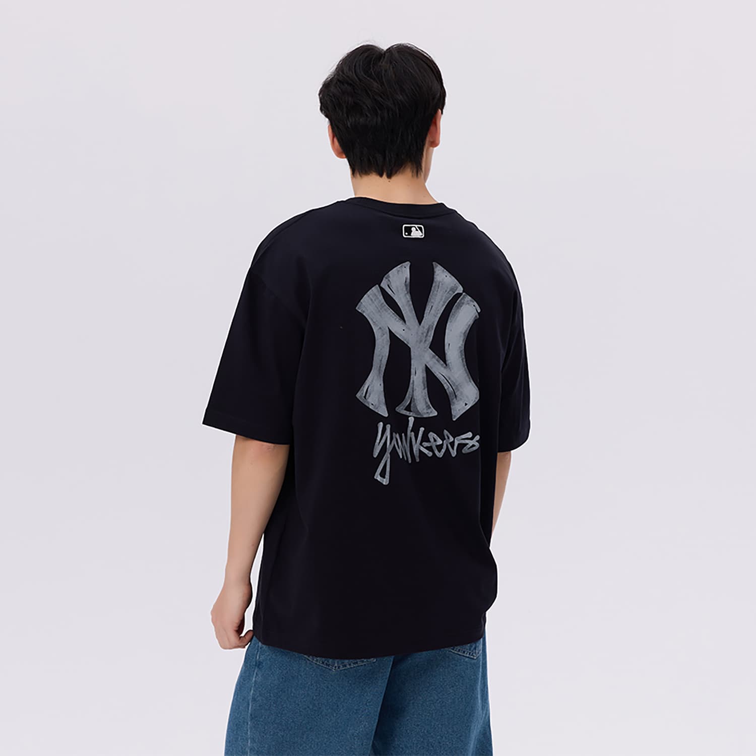 Футболка MLB New York Yankees Стандартный Черный Унисекс Футболка - изображение 5