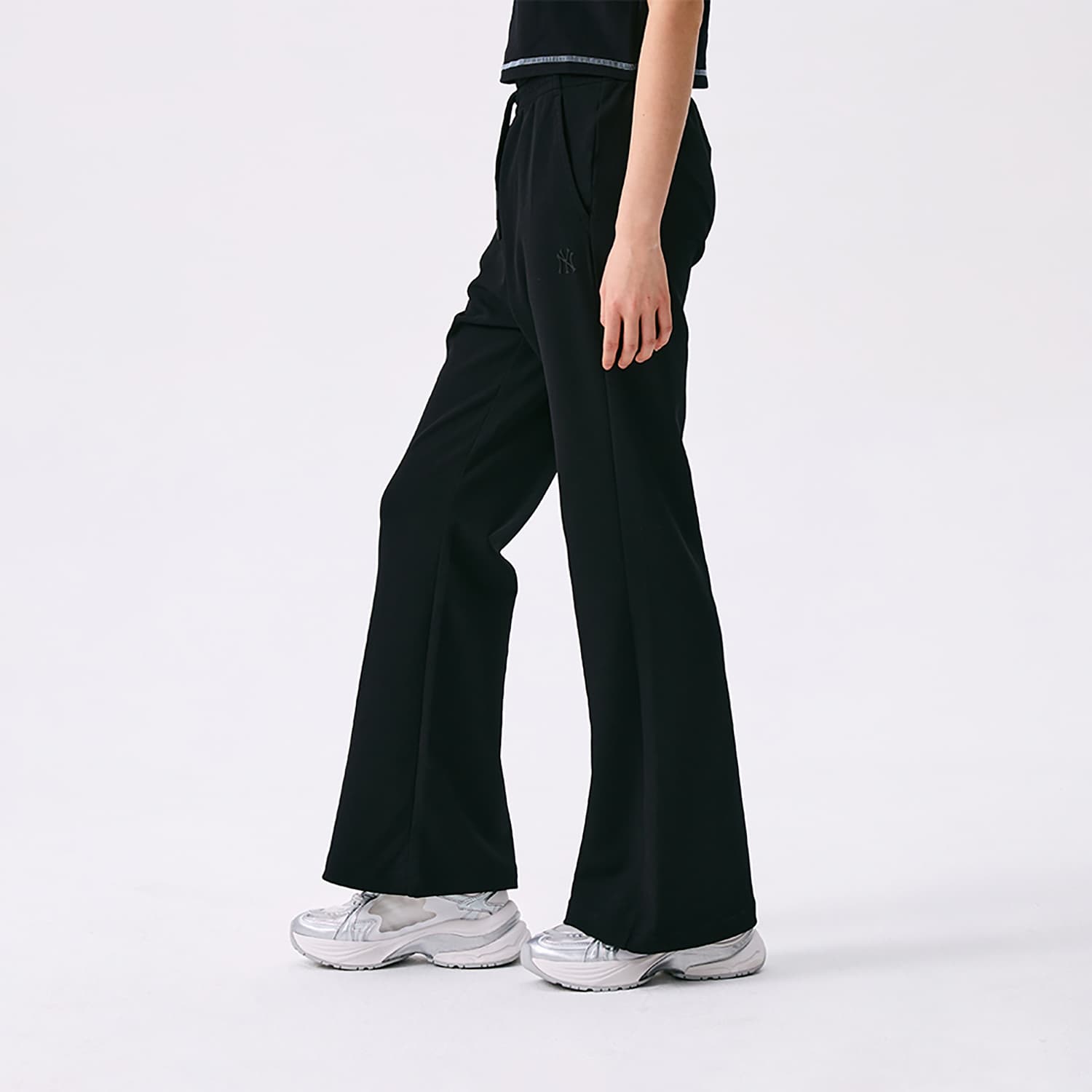 Штаны mlb New York Yankees Basic Collection SS25 Повседневные брюки Женские Черный - изображение 5