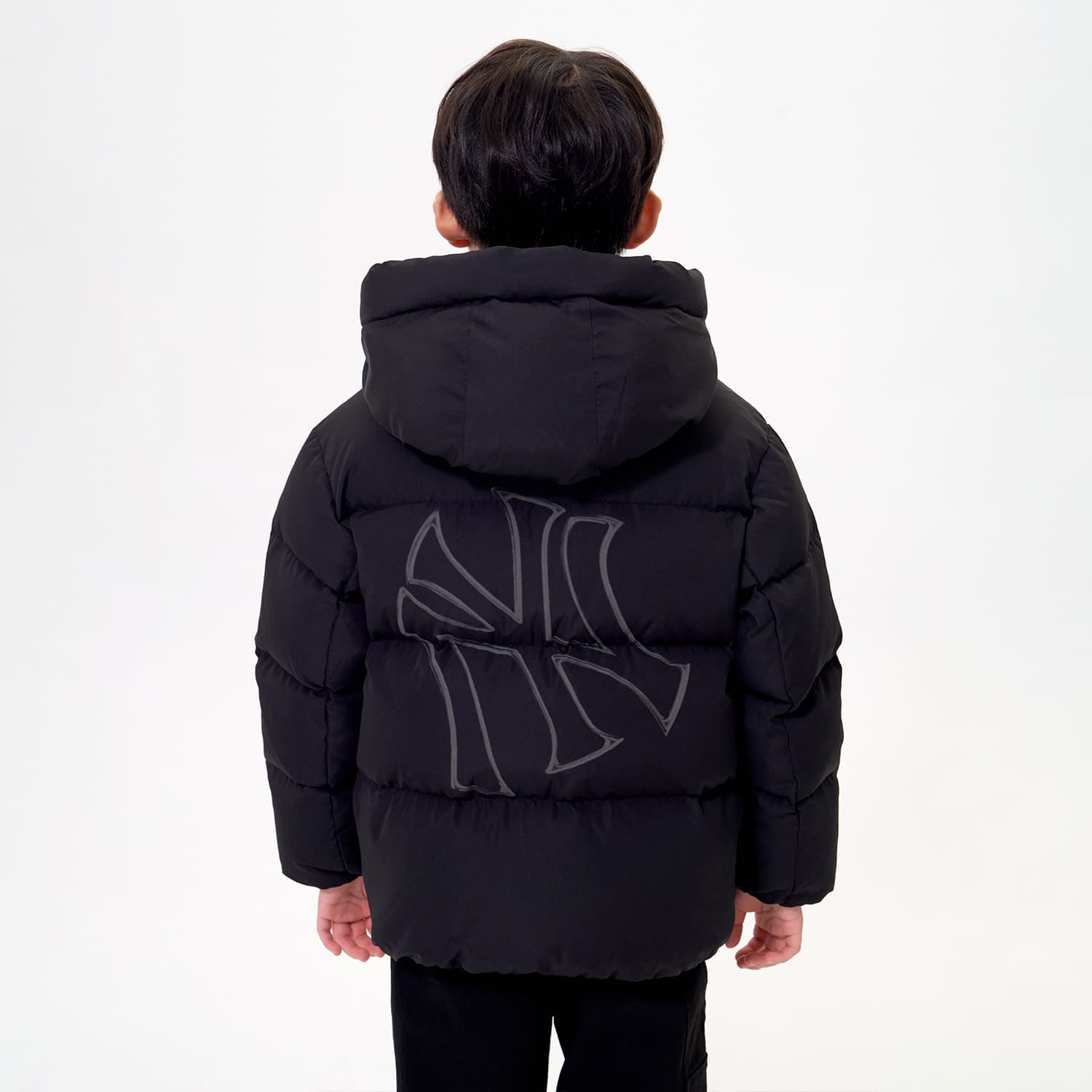 MLB KIDS Пуховик New York Yankees 25FW Стандартный Черный - изображение 3