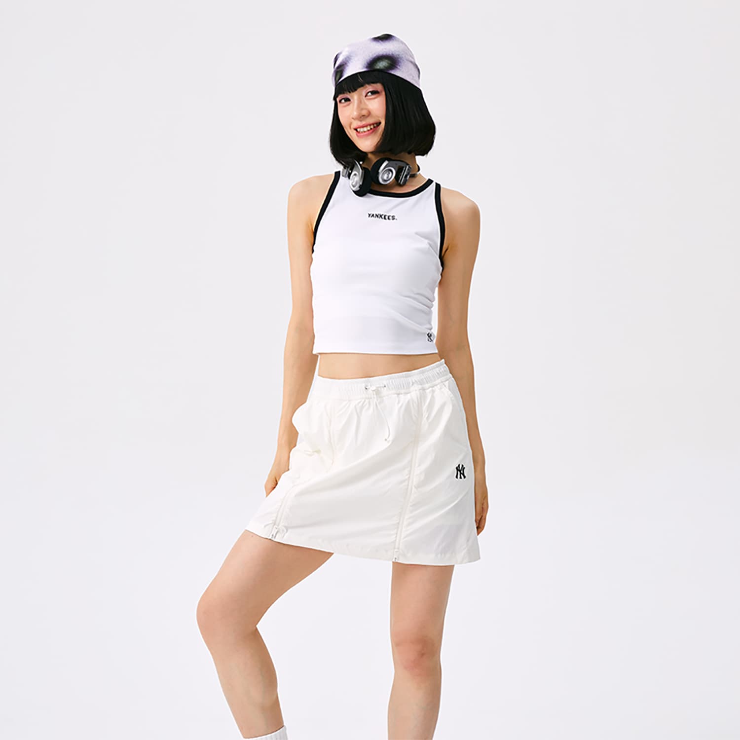 Майка MLB Preppy Style Collection New York Yankees SS25 Майка Женская Белая - изображение 4