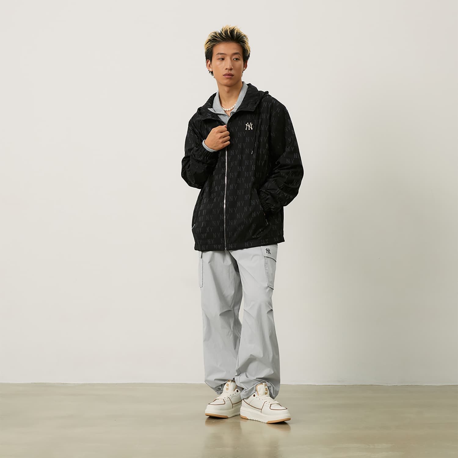 Куртка MLB MONOGRAM 24FW Куртка Унисекс Черный - изображение 7