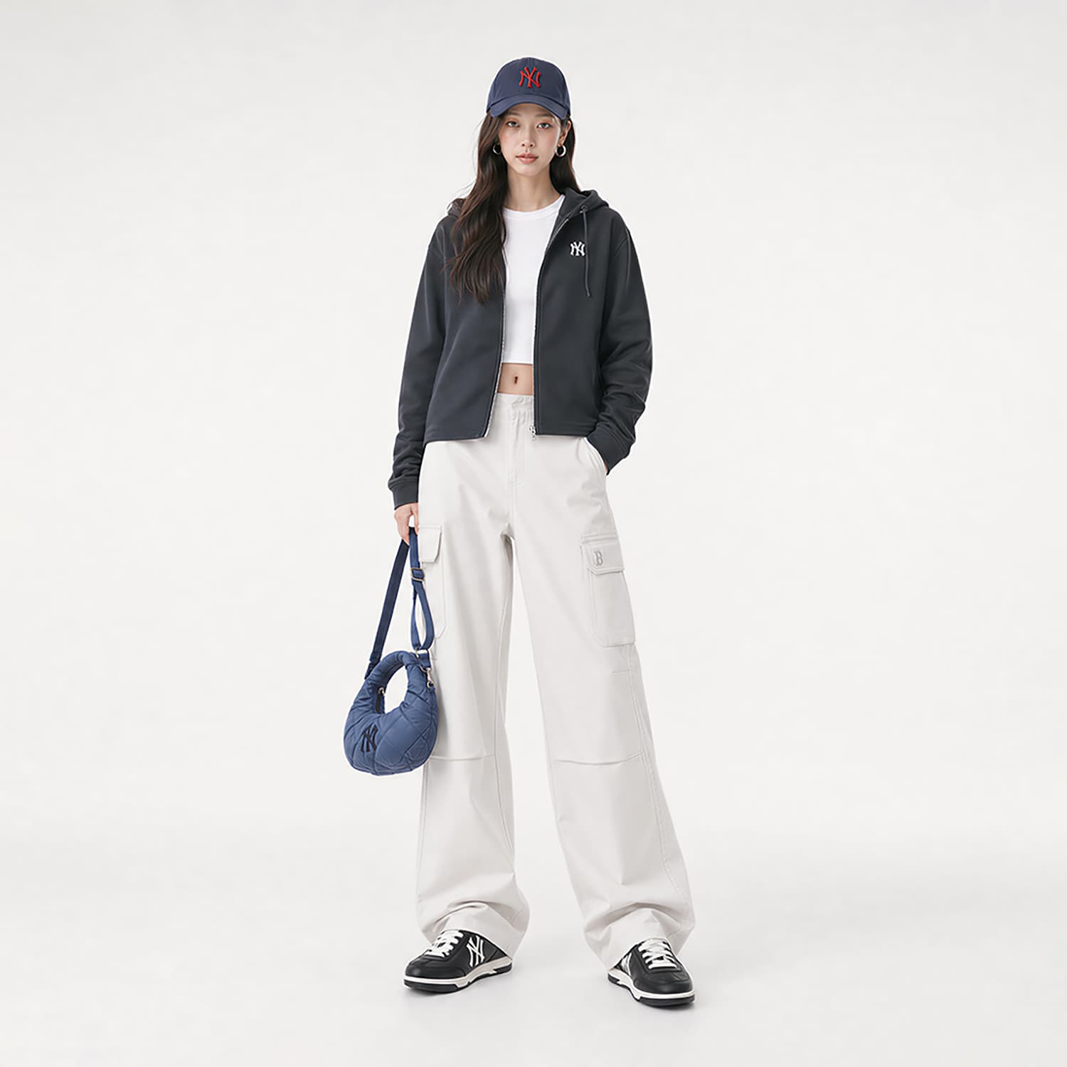 MLB Boston Red Sox Basic Collection SS26 Брюки карго Женские - изображение 3