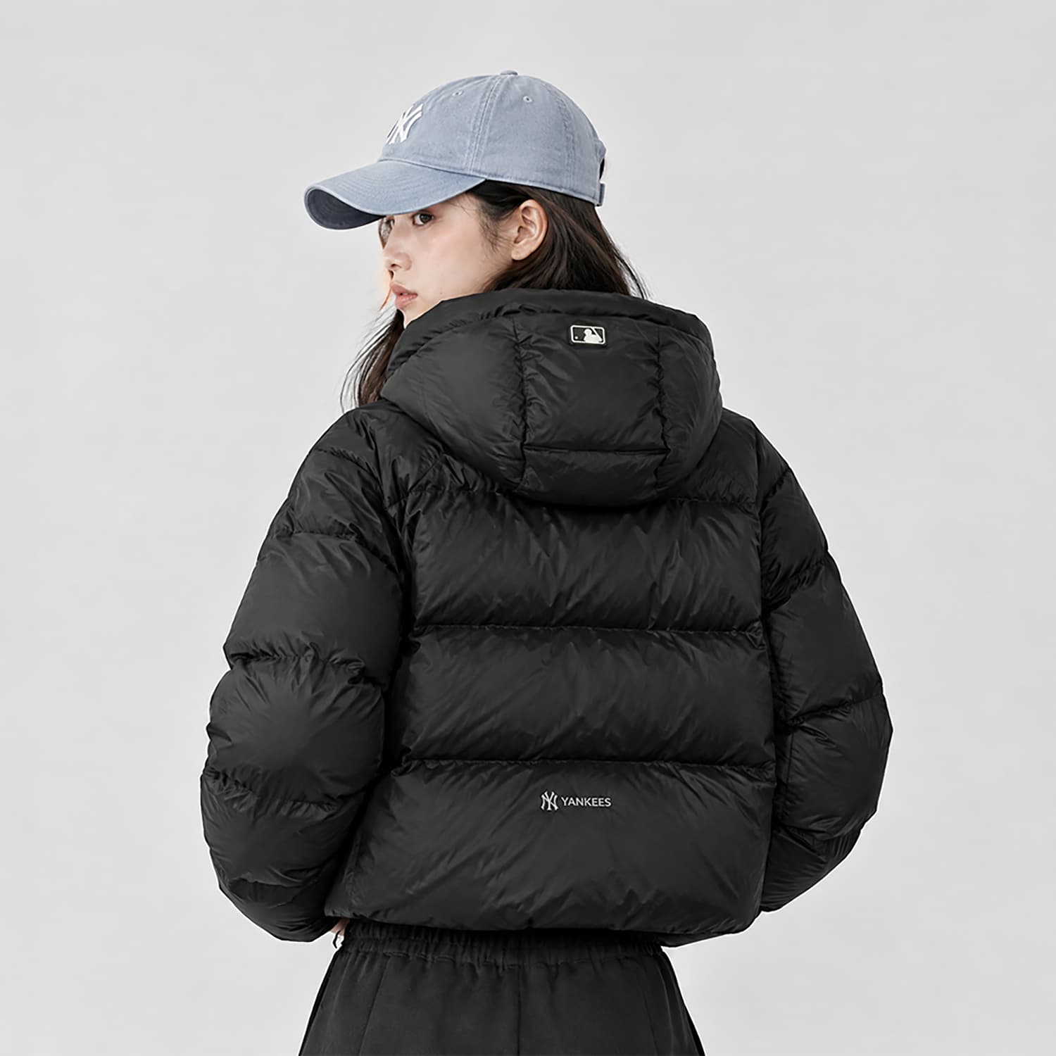 Зимняя куртка MLB New York Yankees New York Yankees Черный Унисекс Пуховики - изображение 4