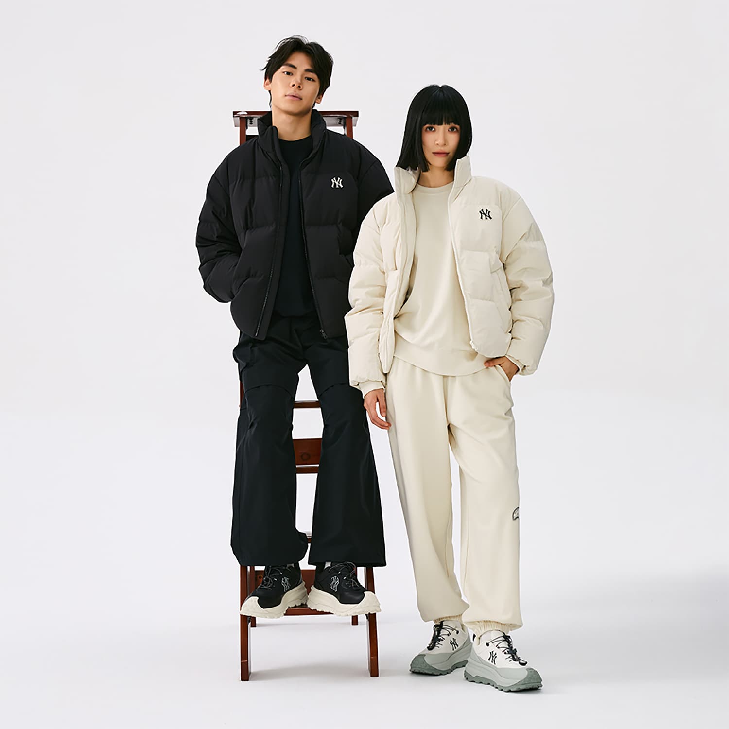 Зимняя куртка MLB New York Yankees Basic Collection FW25 Пуховик Унисекс - изображение 7