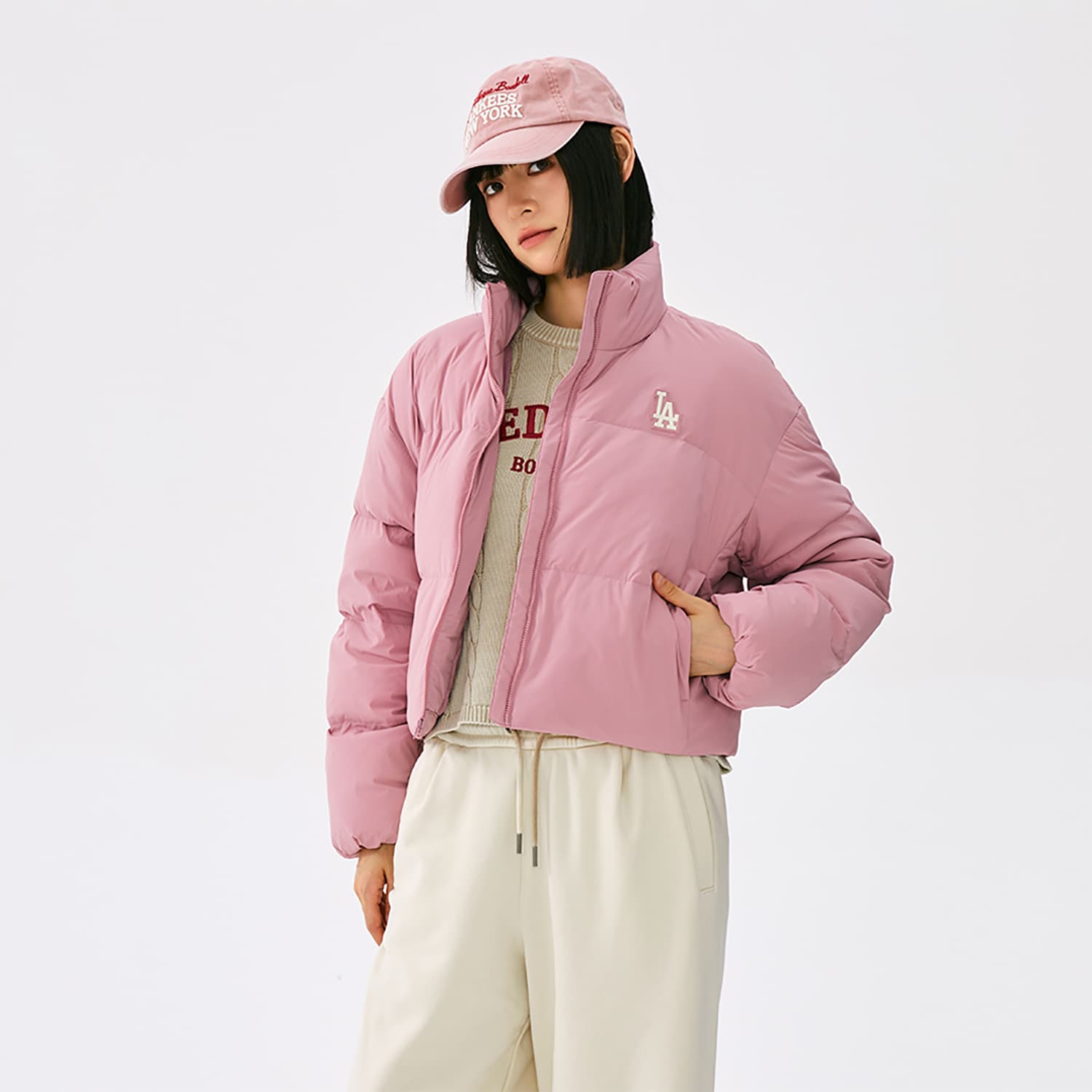 Пуховик MLB Los Angeles Dodgers Basic Collection FW25 Пуховик Женский - изображение 5