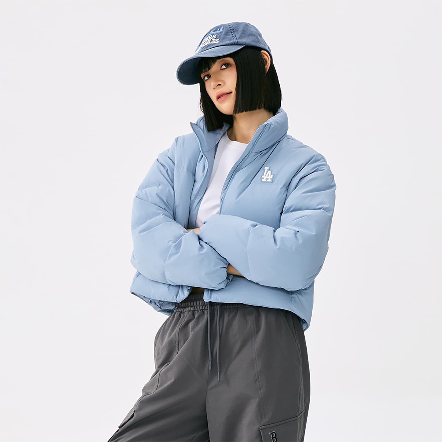 Пуховик MLB Los Angeles Dodgers Basic Collection FW25 Пуховик Женский - изображение 4