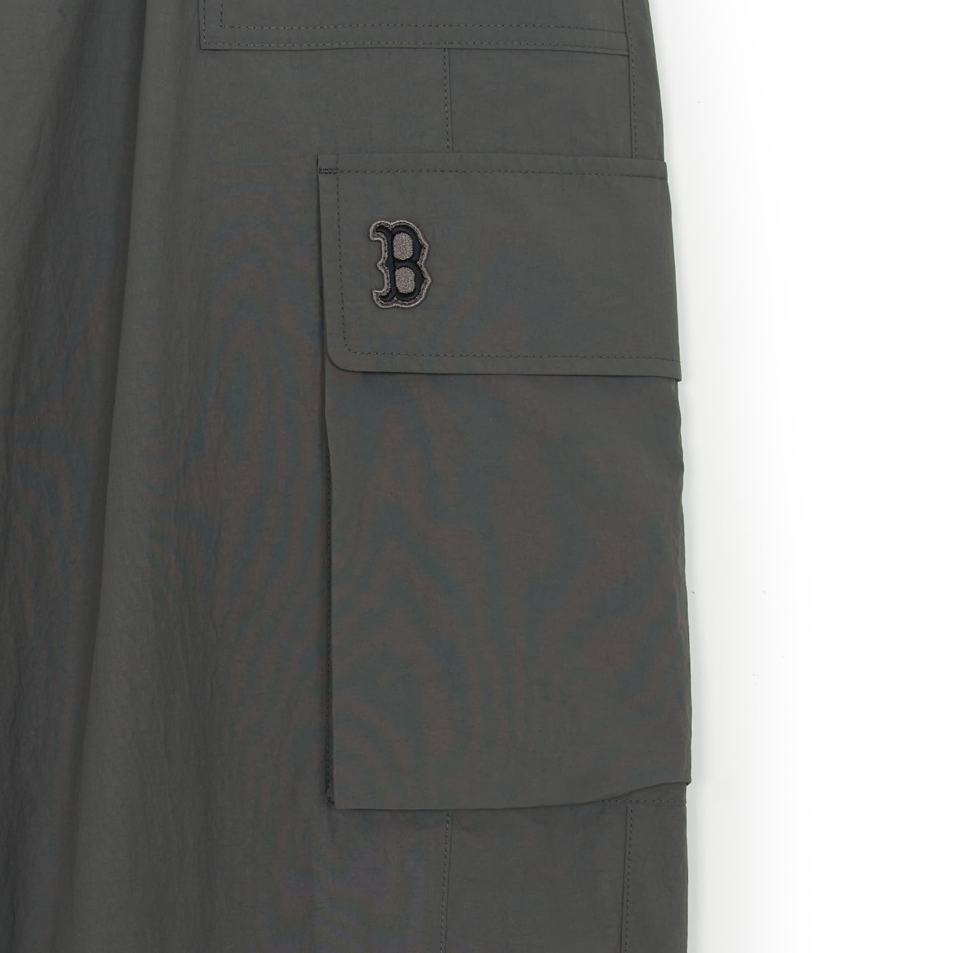 Штаны MLB Basic Collection Basic Boston Red Sox SS25 Карго Брюки Унисекс Серый - изображение 4