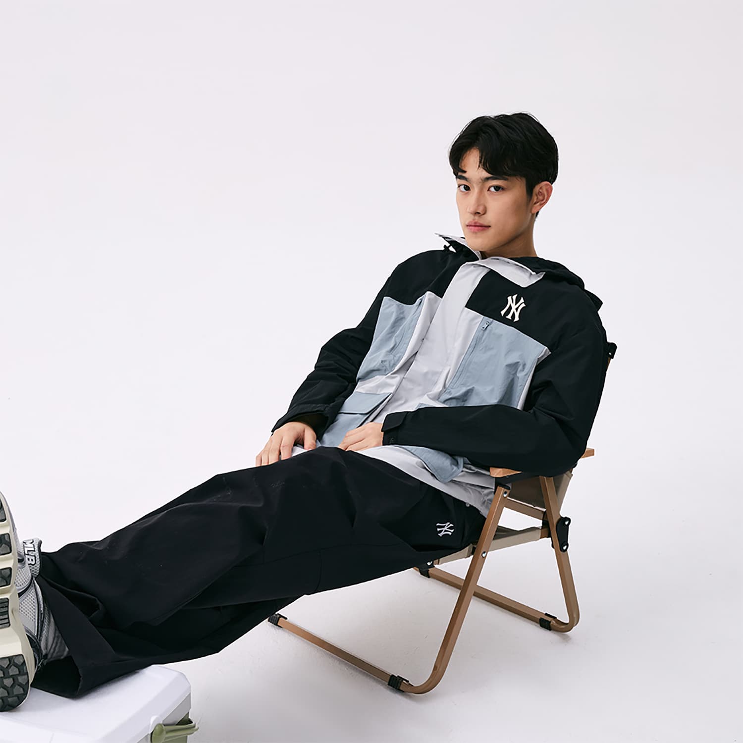 Куртка mlb New York Yankees Basic Collection SS25 Куртка Унисекс Черный - изображение 3