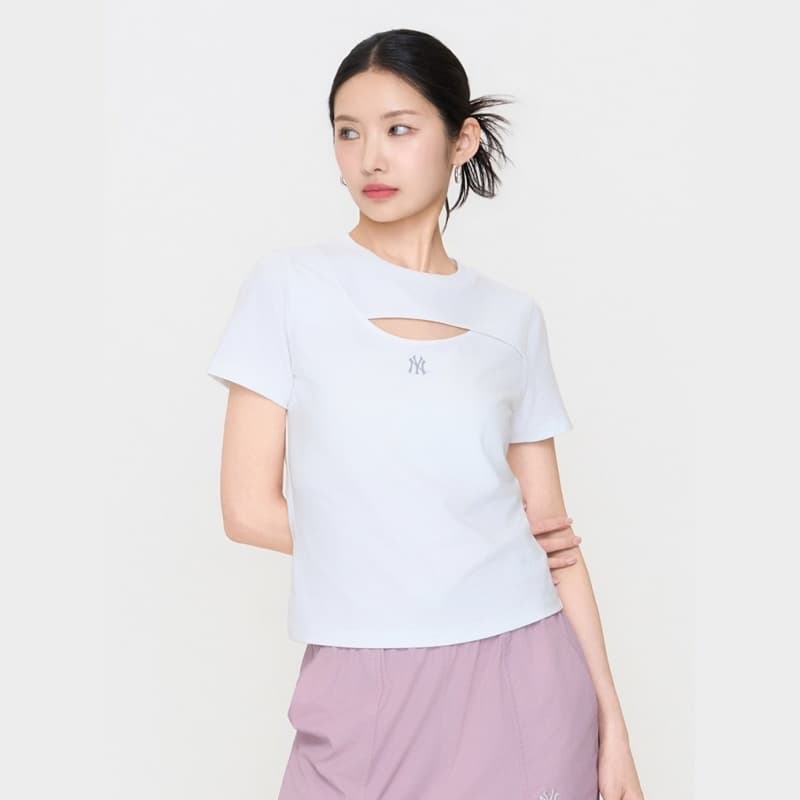 Футболка MLB New York Yankees Basic Collection T-рубашка Женская - изображение 4
