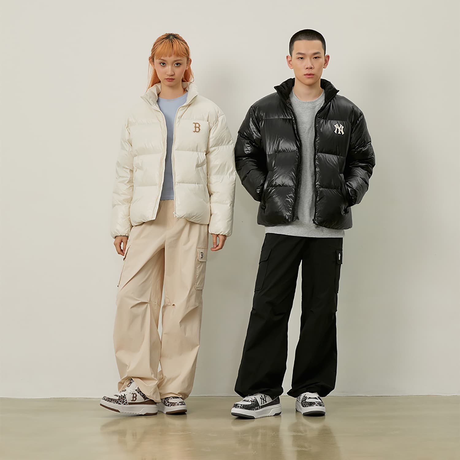 Зимняя куртка MLB New York Yankees Basic Collection FW24 Мужской пуховик черного цвета - изображение 7
