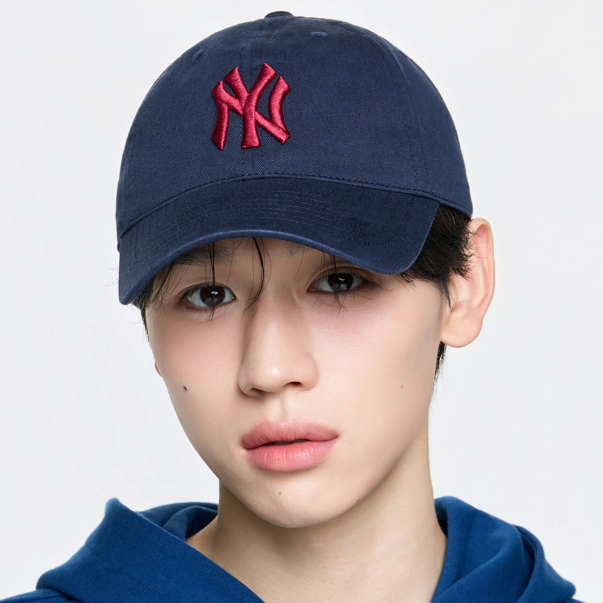 Кепка MLB New York Yankees Хлопковые кепки унисекс Морской синий - изображение 6