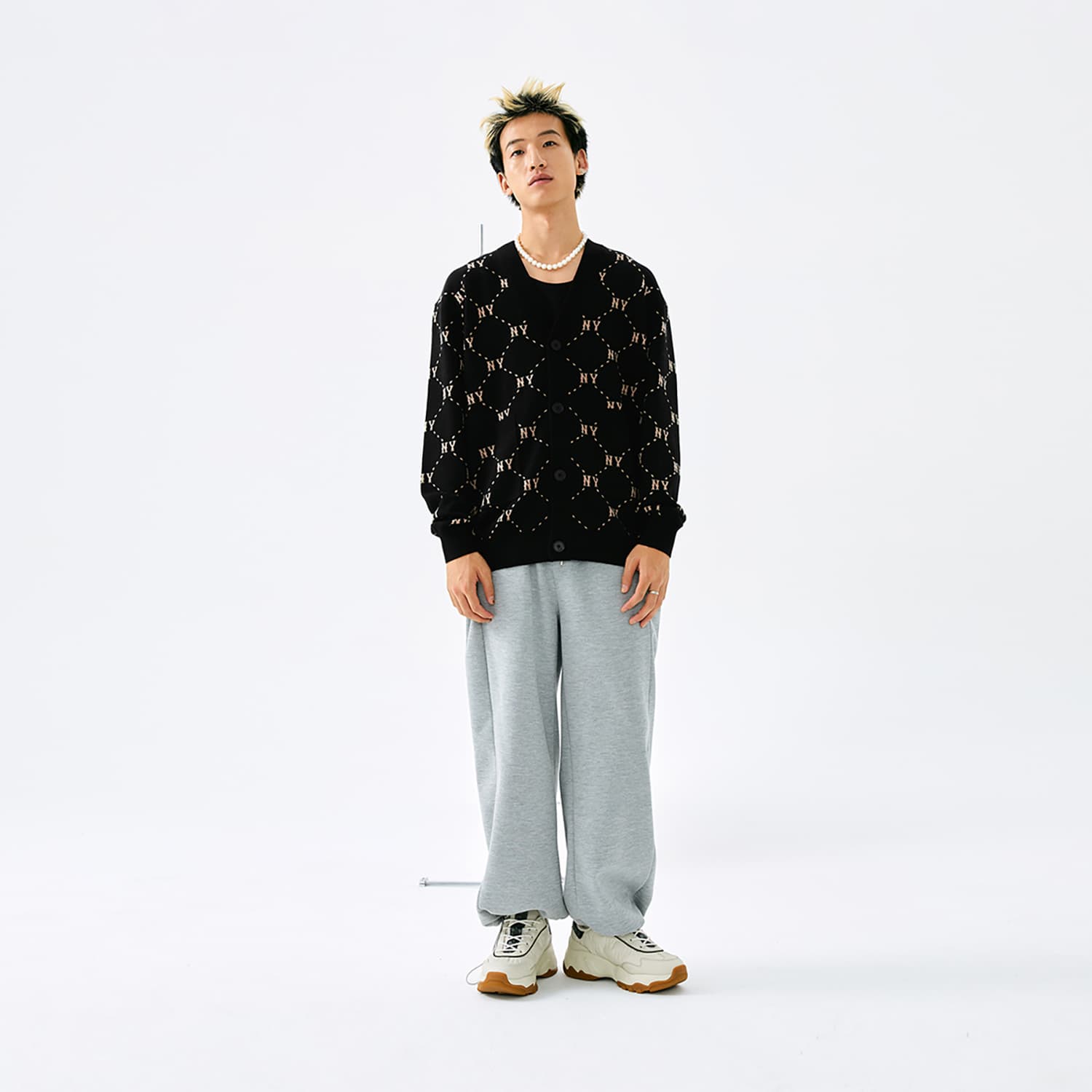 MLB MONOGRAM FW24 Трикотаж Унисекс Черный - изображение 7