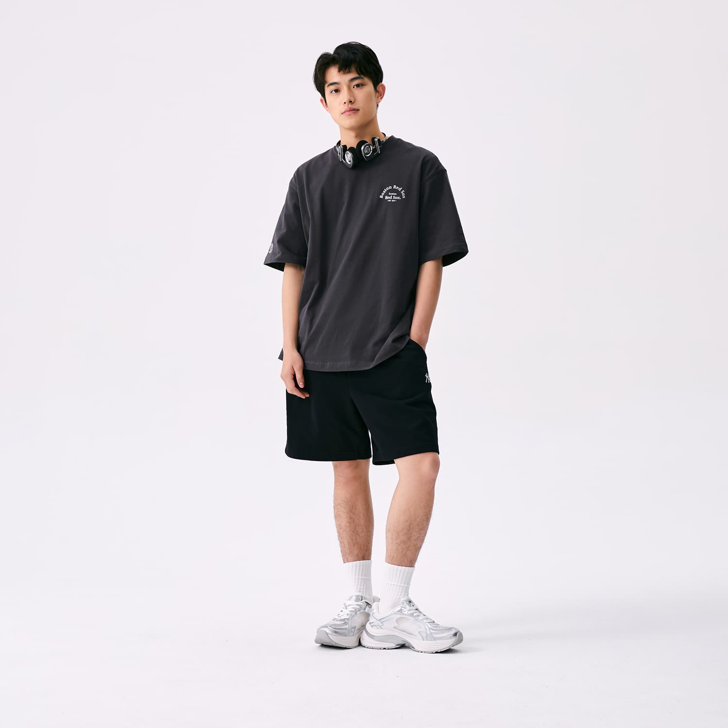 Кроссовки для бега MLB Chunky Jogger Low Топ Повседневные беговые кроссовки Унисекс Белый - изображение 7