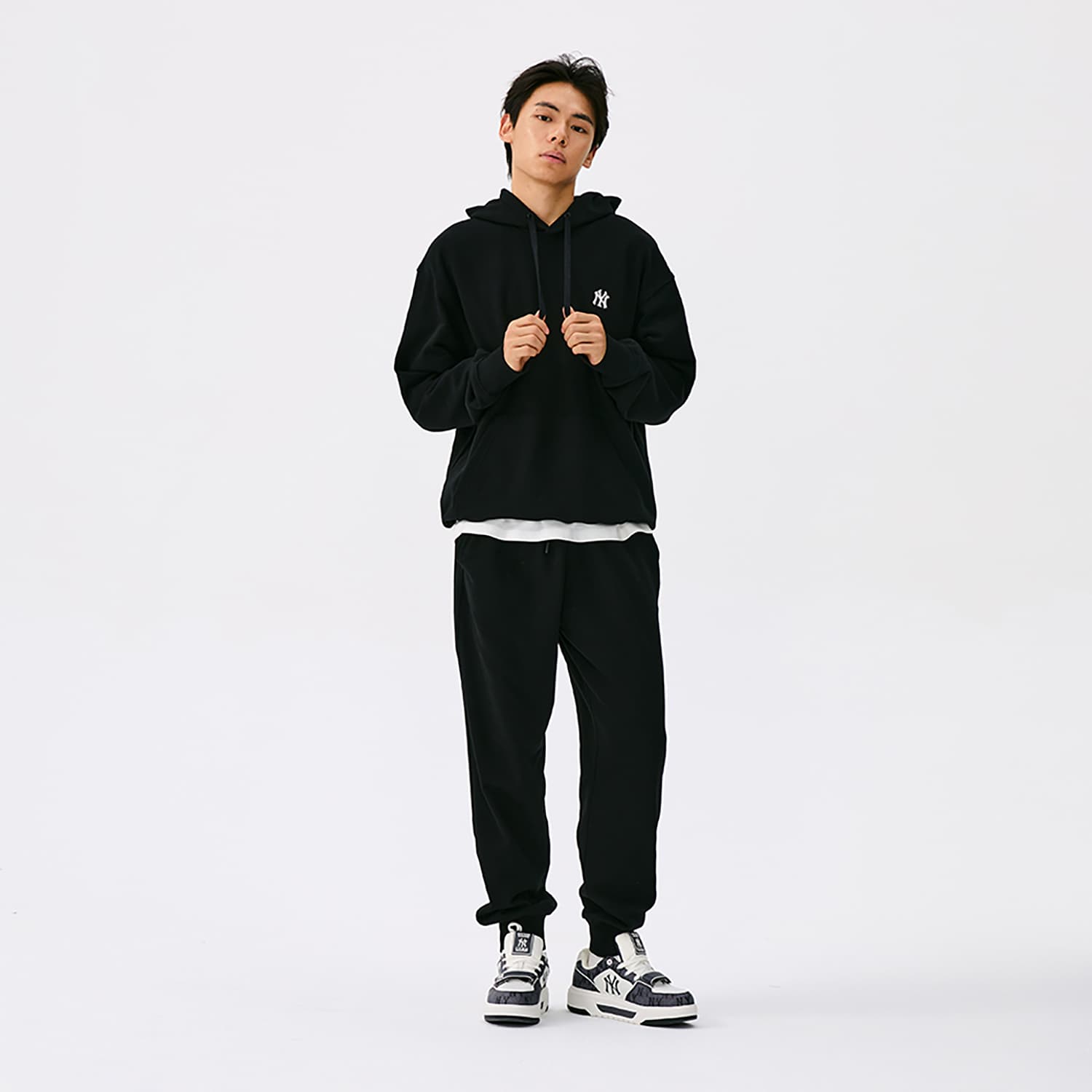 Штаны MLB New York Yankees Basic Collection Повседневные штаны Унисекс Стандартный черный - изображение 7