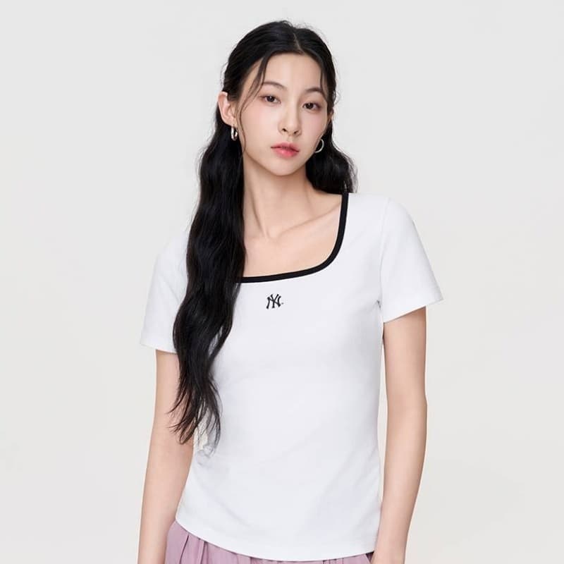 Футболка MLB New York Yankees Basic Collection T-рубашка Женская - изображение 4