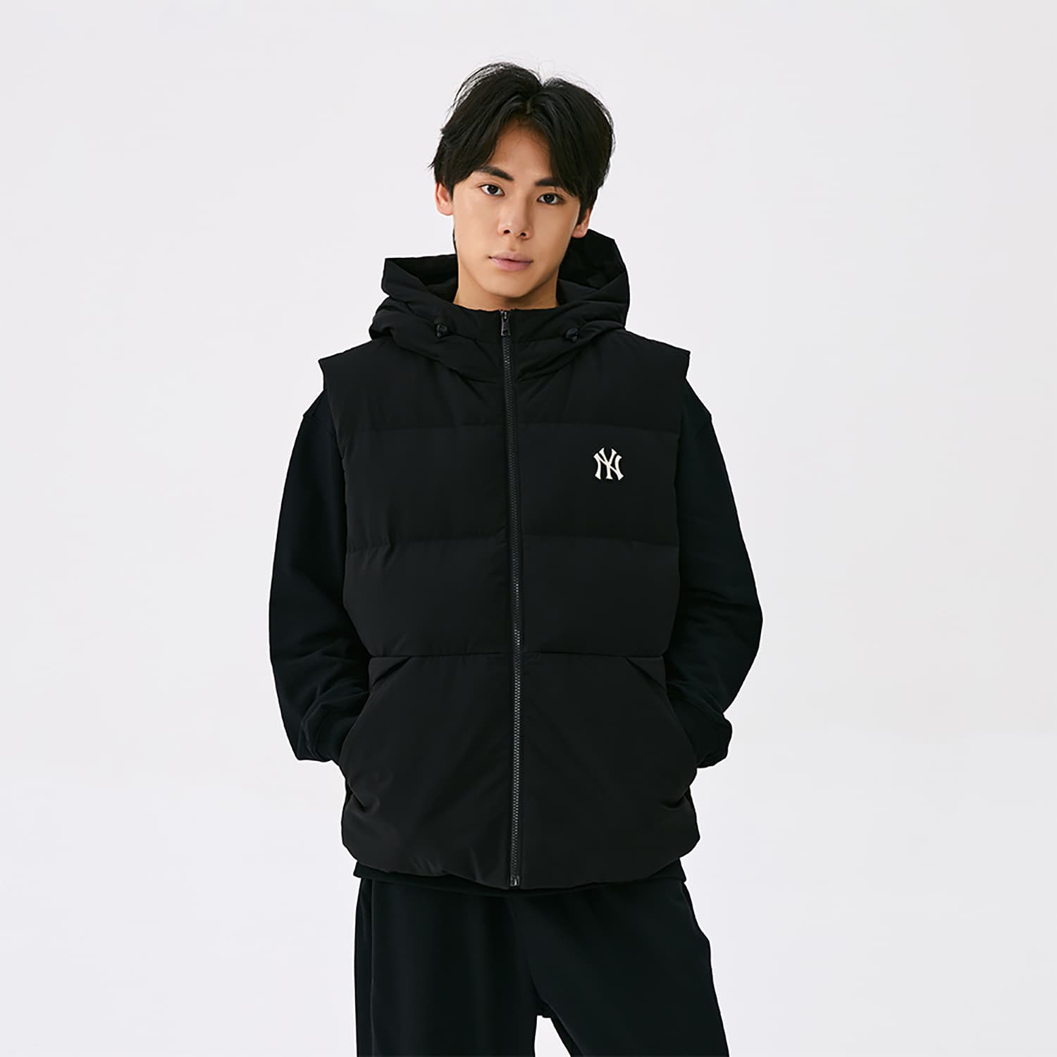 Куртка MLB New York Yankees Basic Collection Пуховый жилет Унисекс - изображение 4