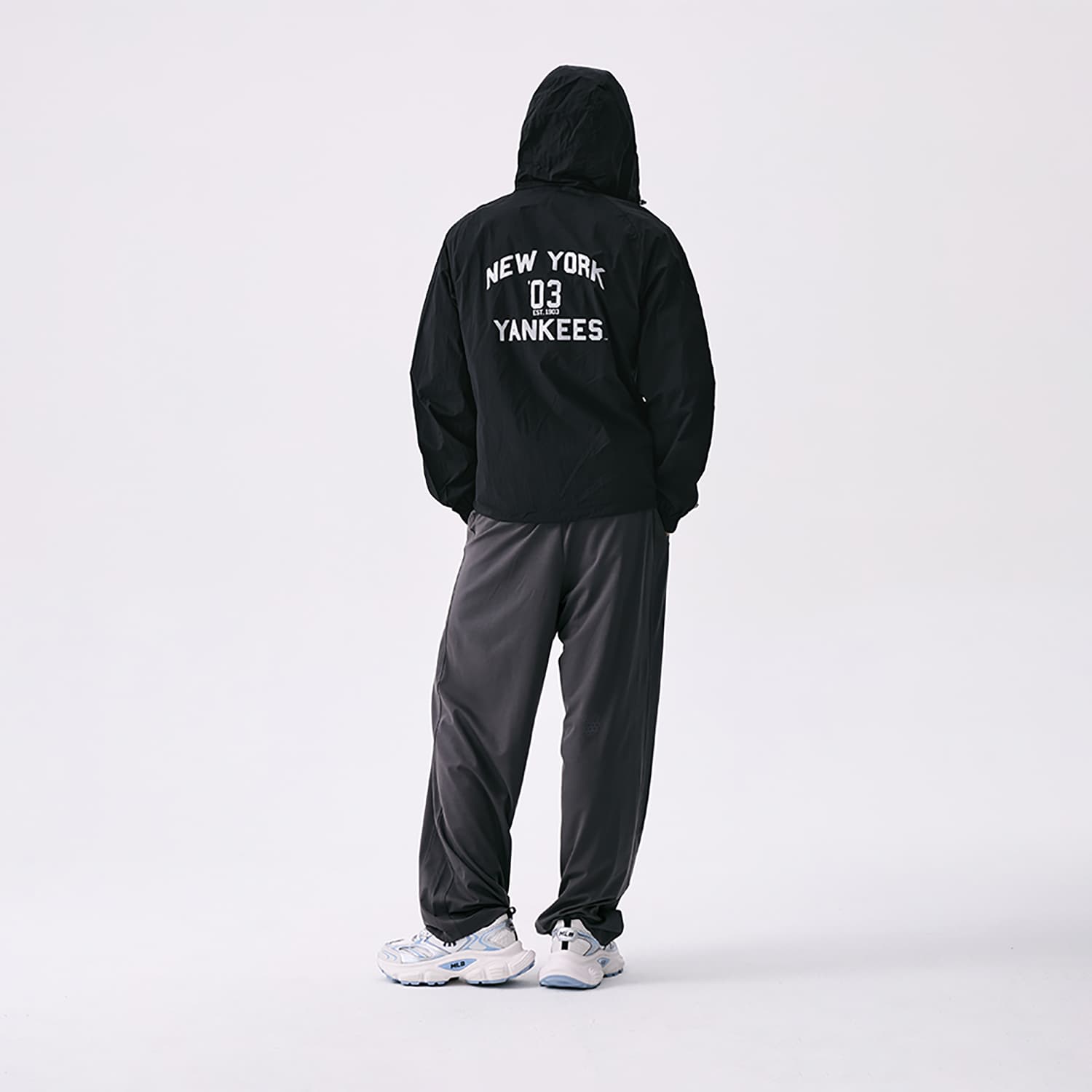 Куртка MLB Preppy Style Collection New York Yankees SS25 Куртка Унисекс Черная - изображение 5