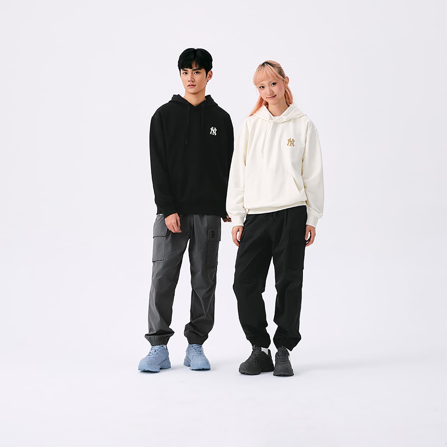 Худи MLB MONOGRAM SS25 Толстовка Унисекс Черное - изображение 3
