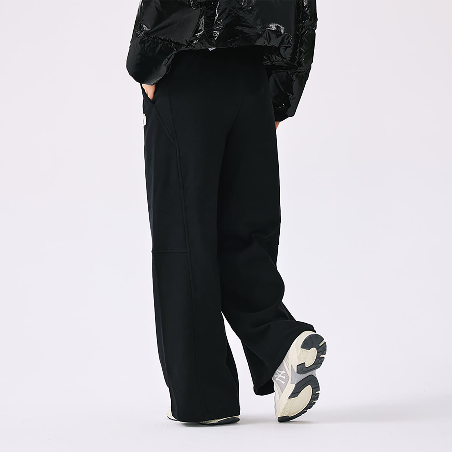 Штаны MLB New York Yankees Basic Collection FW25 Вязаные тренировочные штаны женские - изображение 4