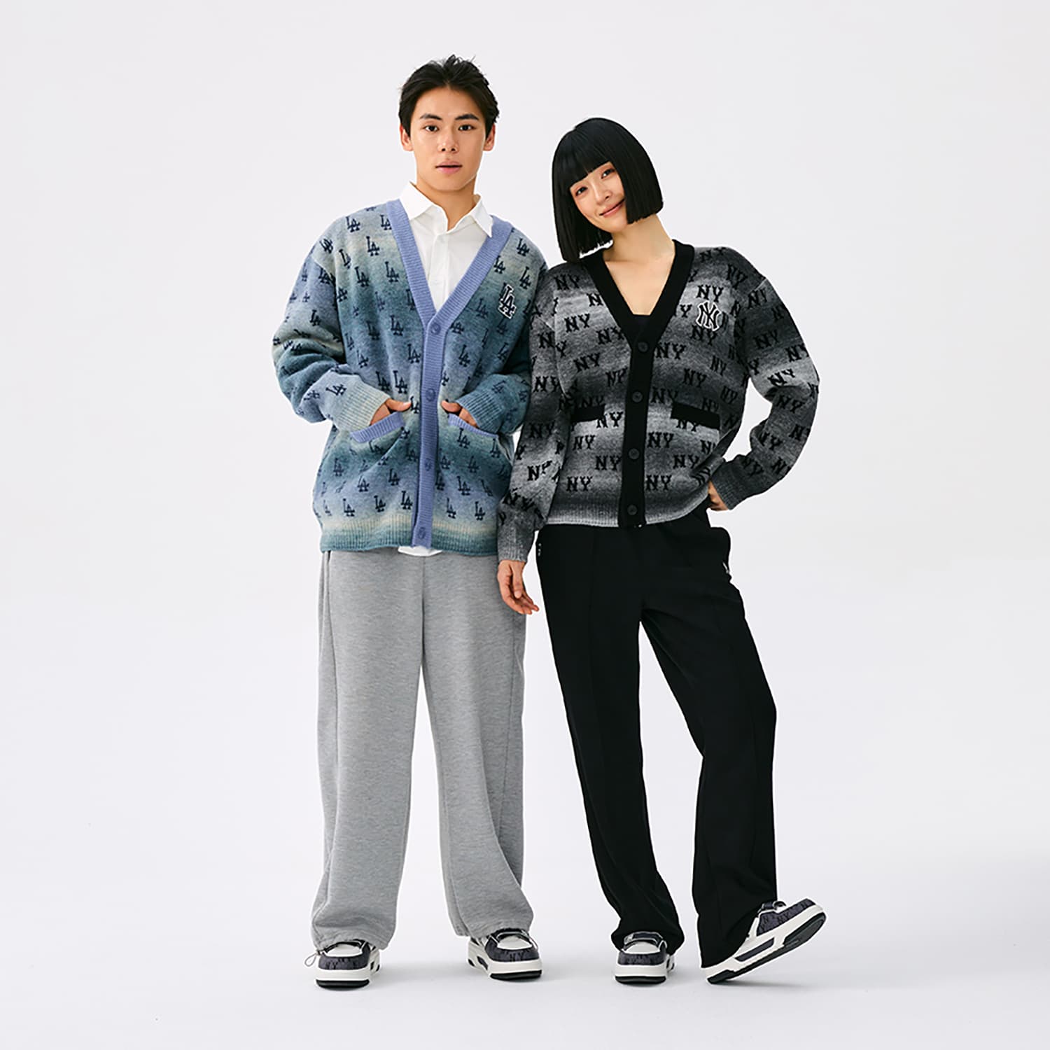 Штаны MLB New York Yankees Basic Collection 25FW Повседневные штаны Женские Стандартные Черные - изображение 7