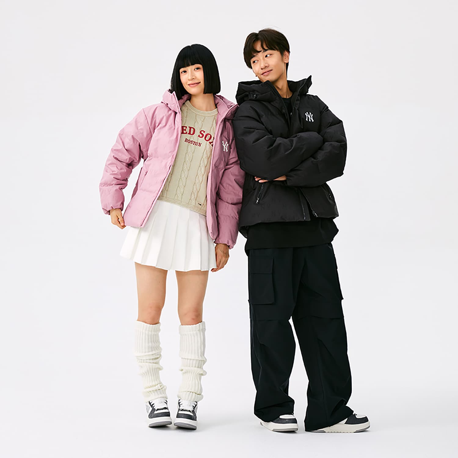 Зимняя куртка MLB MONOGRAM FW25 Пуховик Унисекс - изображение 7