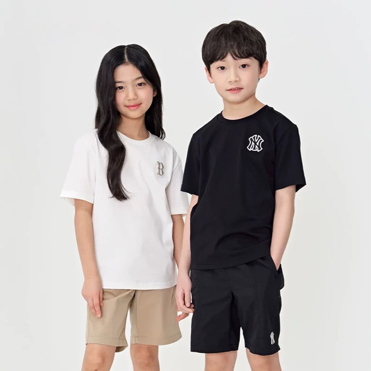 Футболка MLB KIDS Basic New York Yankees T-Shirt SS25 Черный Детский - изображение 5