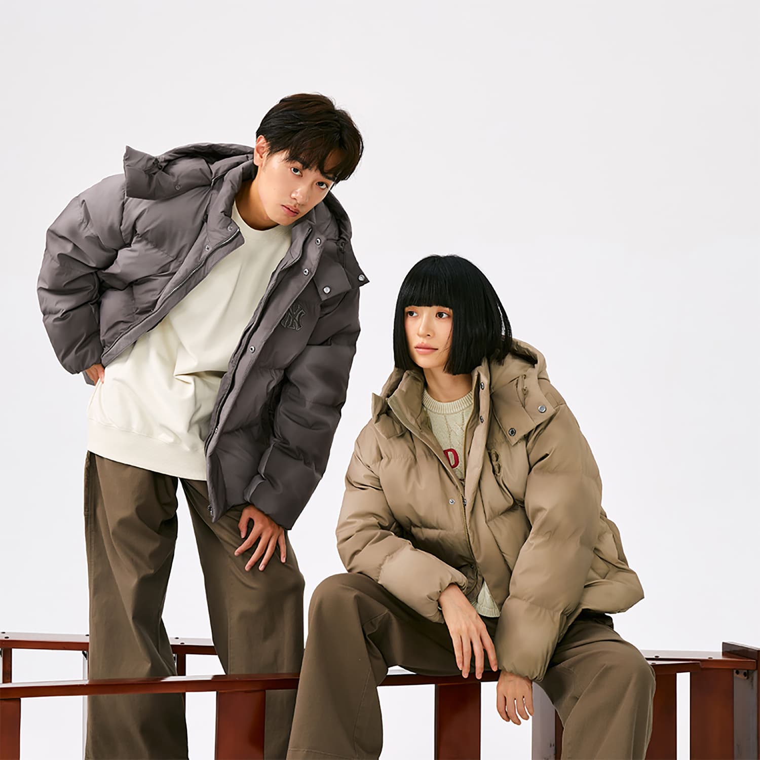 Зимняя куртка MLB New York Yankees Basic Collection FW25 Пуховик Унисекс - изображение 7