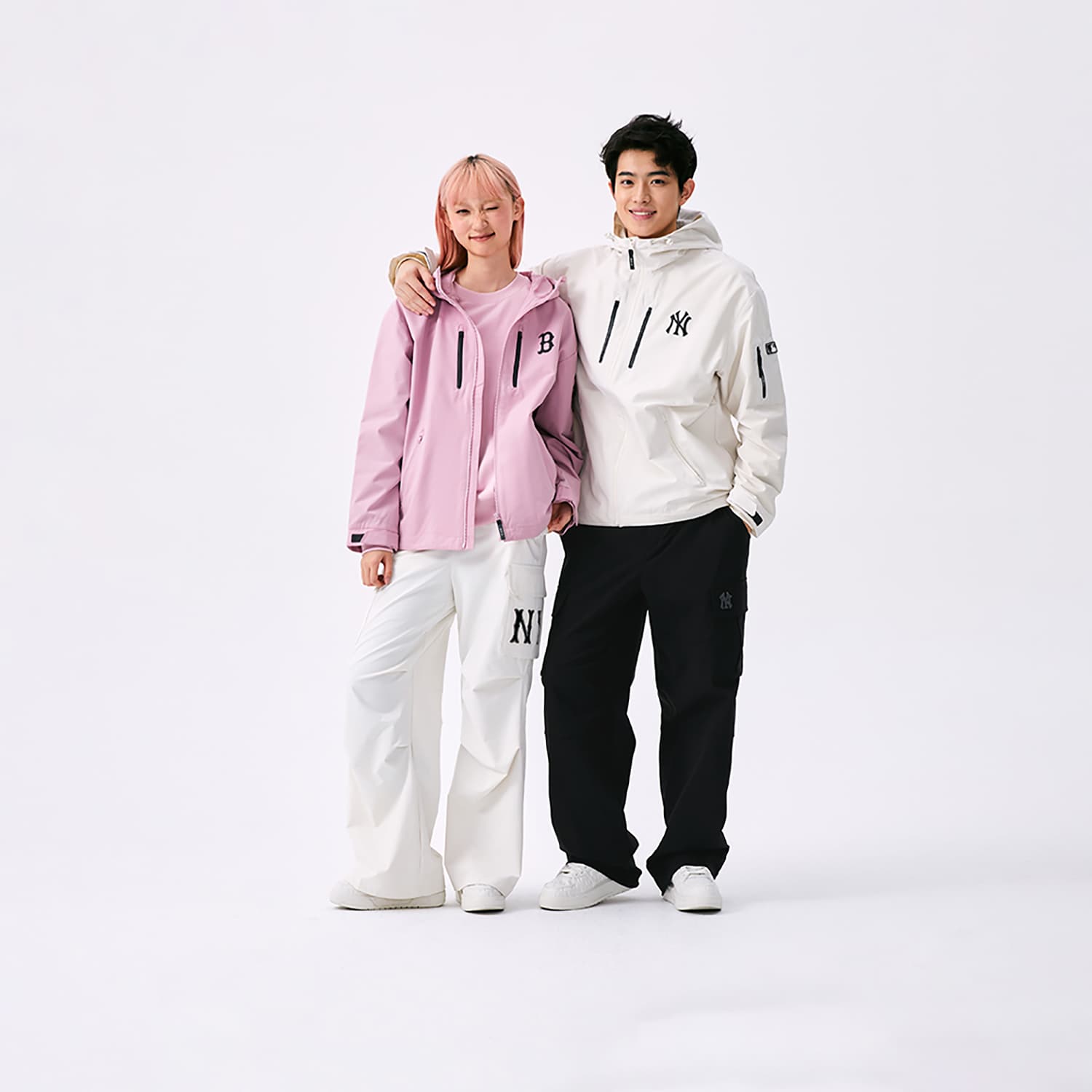 Куртка mlb Basic Collection Basic Boston Red Sox SS25 Куртки Пальто Унисекс Вересковый серый Фиолетовый - изображение 7