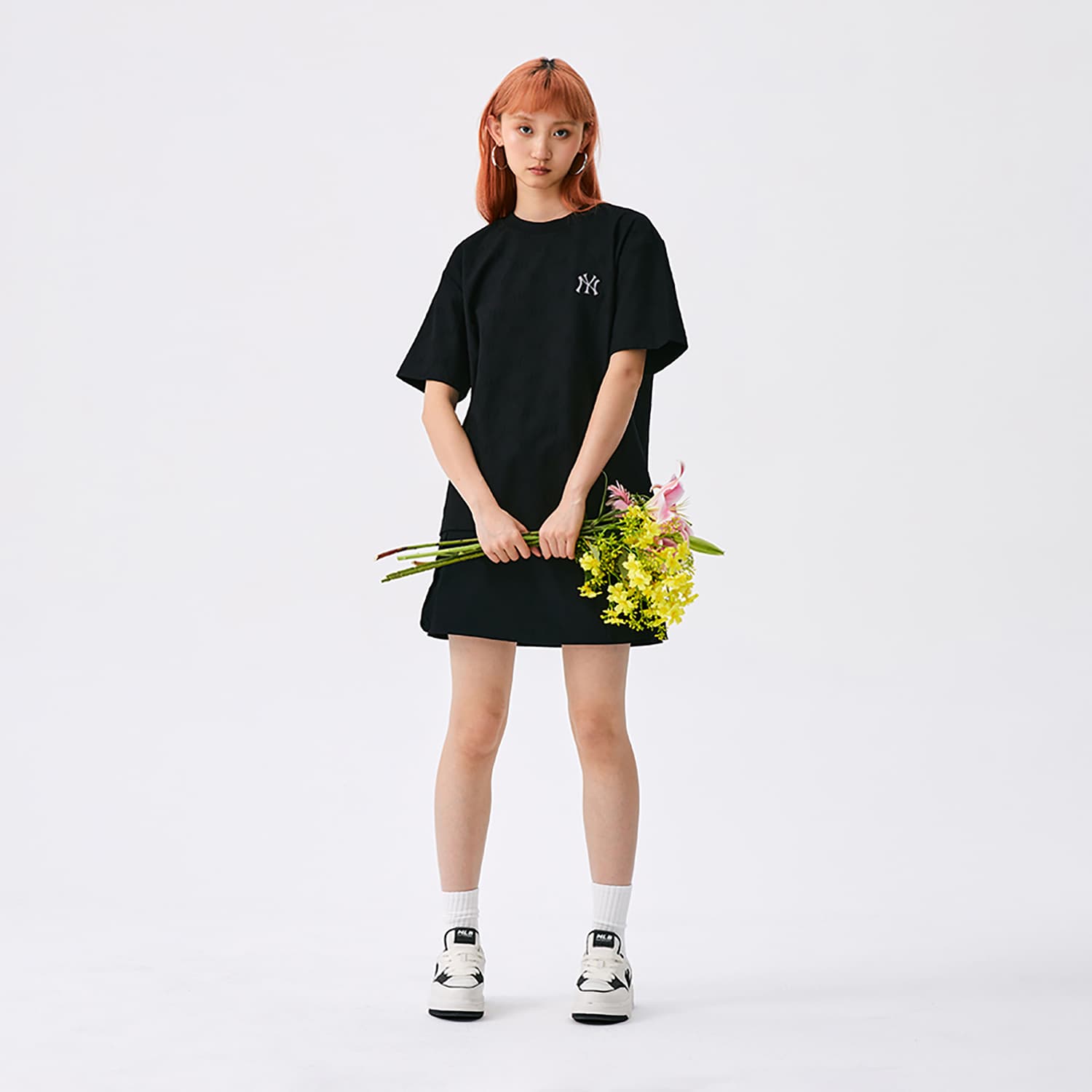 Футболка MLB MONOGRAM SS25 T Рубашка Унисекс Черная - изображение 7