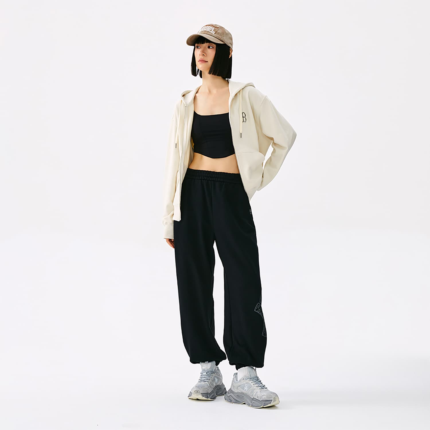 Штаны MLB New York Yankees Basic Collection 25FW Спортивные трикотажные штаны Унисекс Стандартный черный - изображение 8