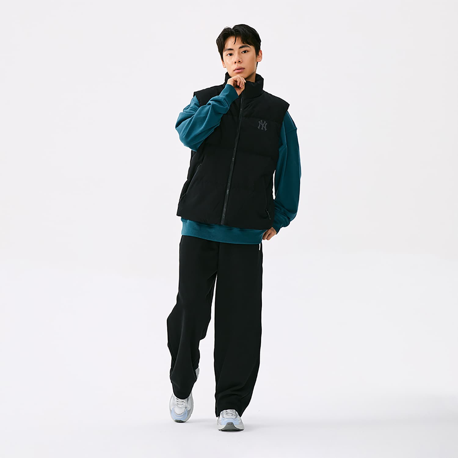 Куртка MLB New York Yankees Basic Collection Пуховый жилет Унисекс - изображение 6