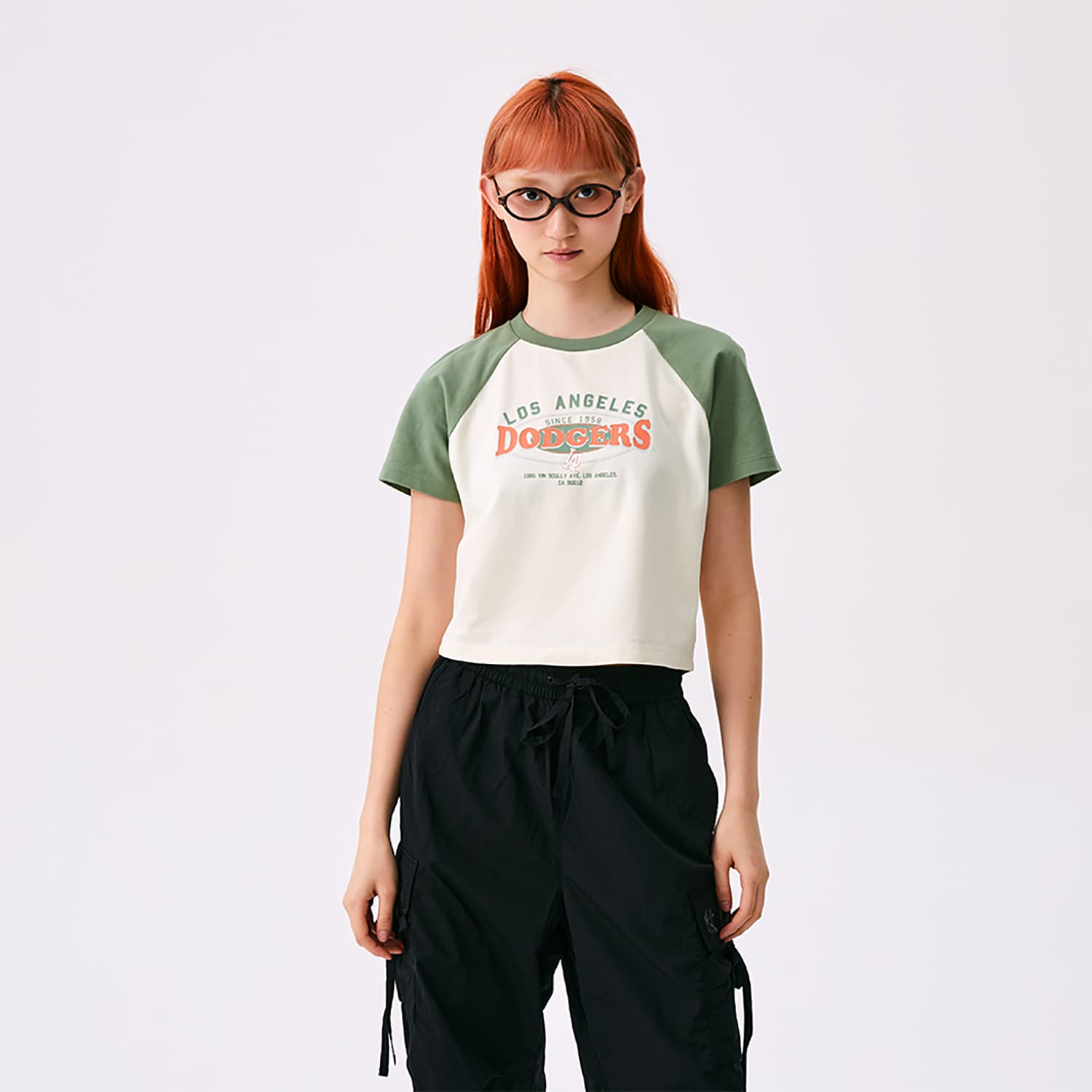 Футболка MLB Preppy Style Collection Los Angeles Dodgers SS25 T Рубашка Женская Кремовая - изображение 6