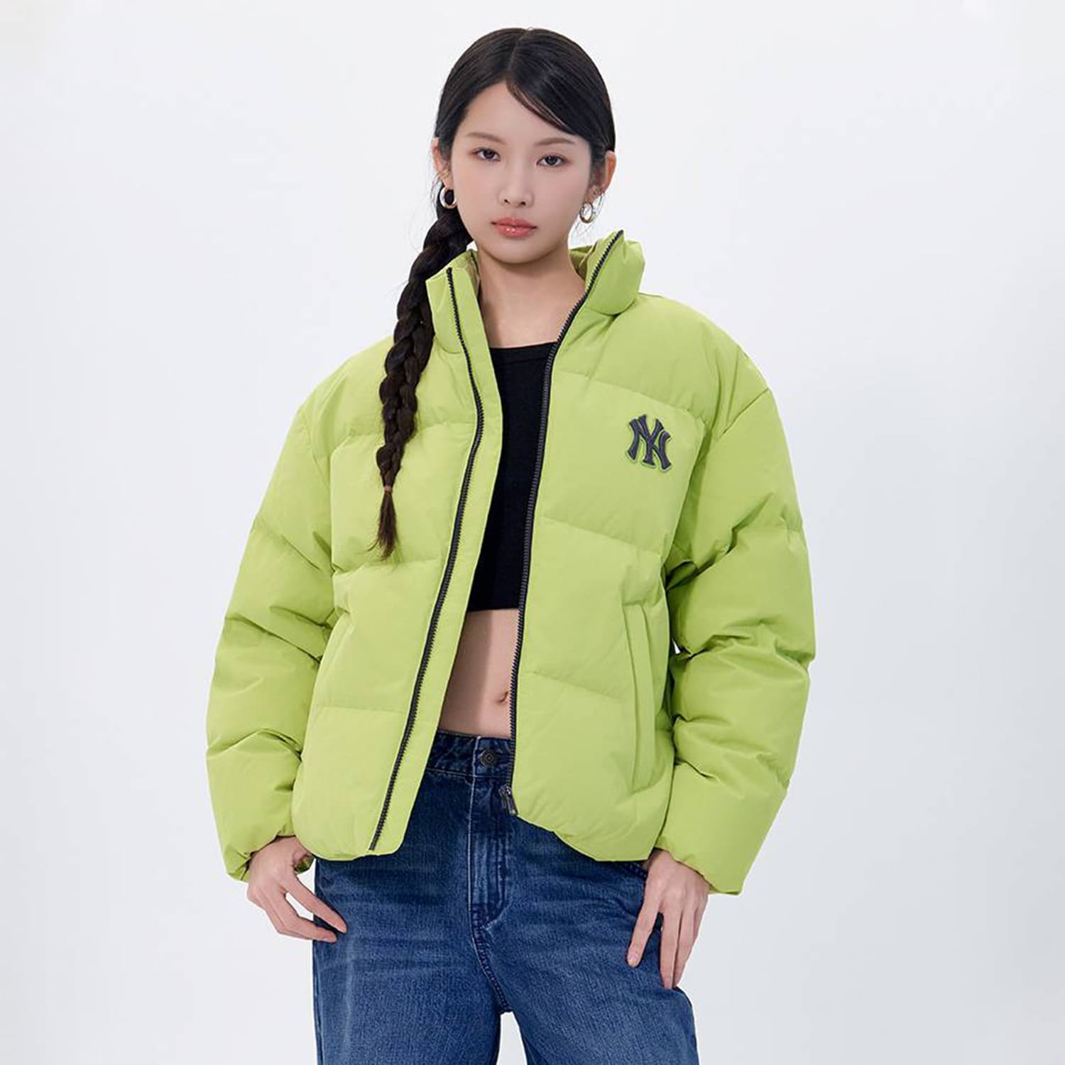 Зимняя куртка MLB New York Yankees Basic Collection FW25 Пуховик Унисекс - изображение 3