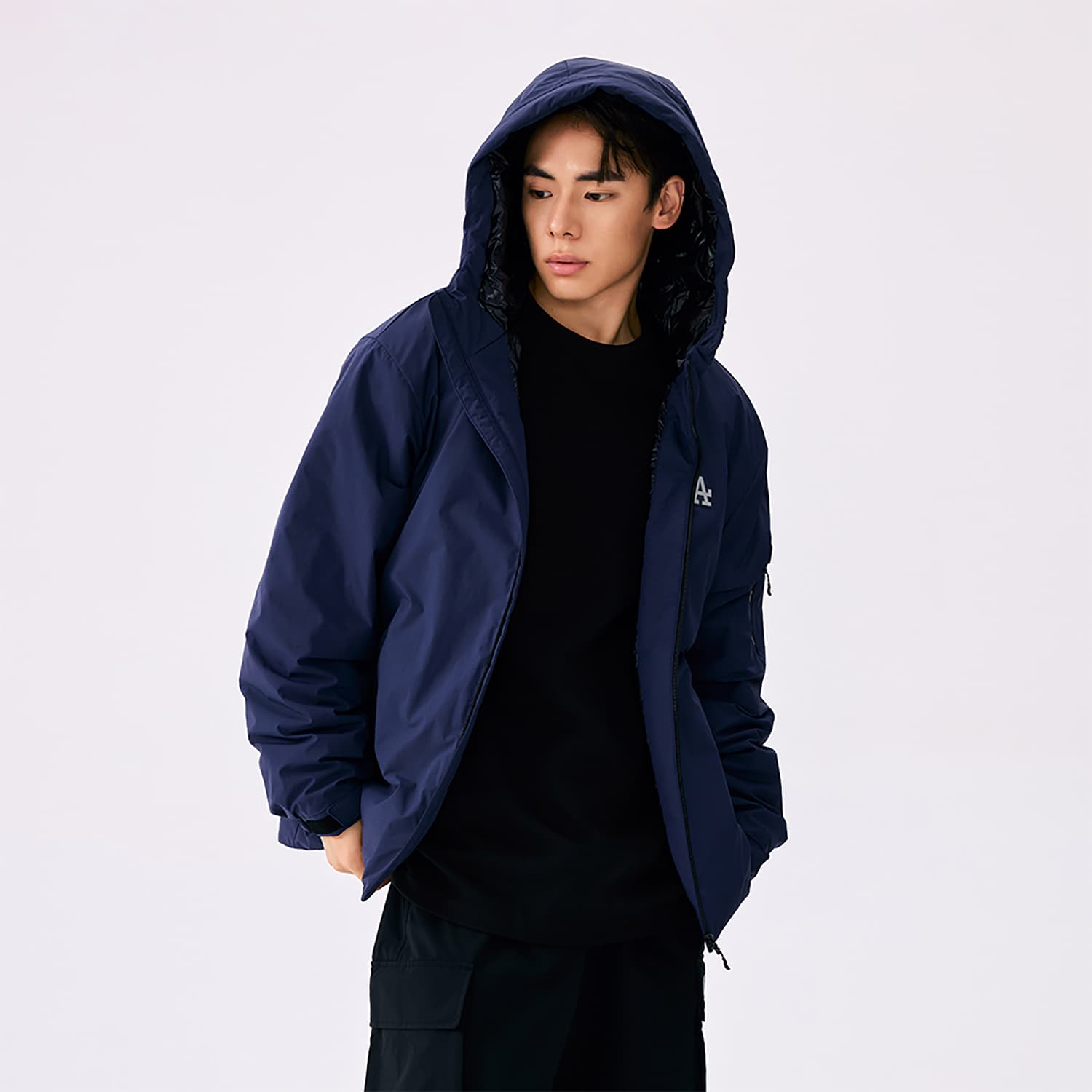 Зимняя куртка MLB Los Angeles Dodgers Basic Collection FW25 Пуховик Унисекс - изображение 4